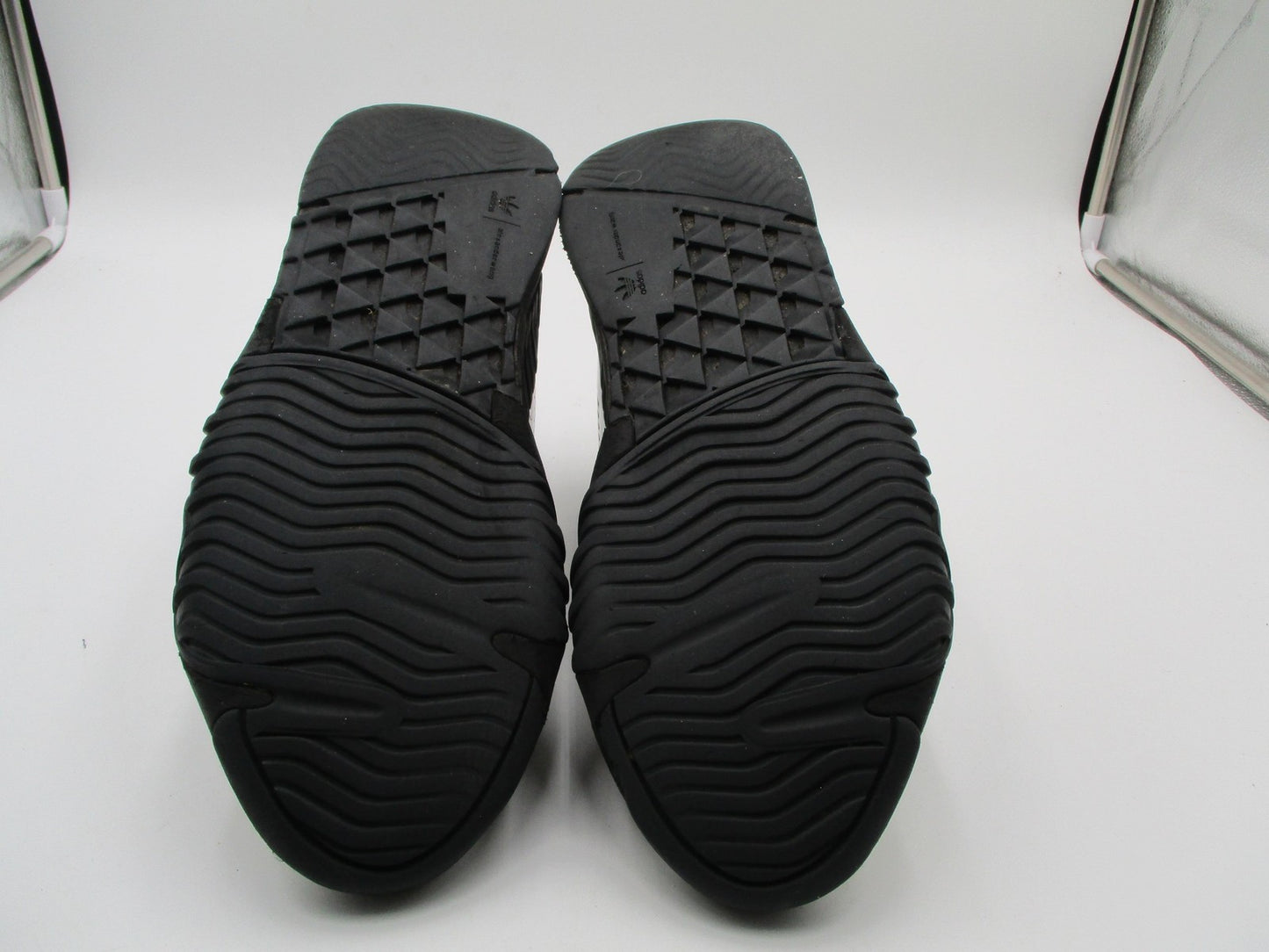 Adidas Alexander Wang Puff Trainer Shoes Mens Size 10.5 Silver Black Sneaker 1J86