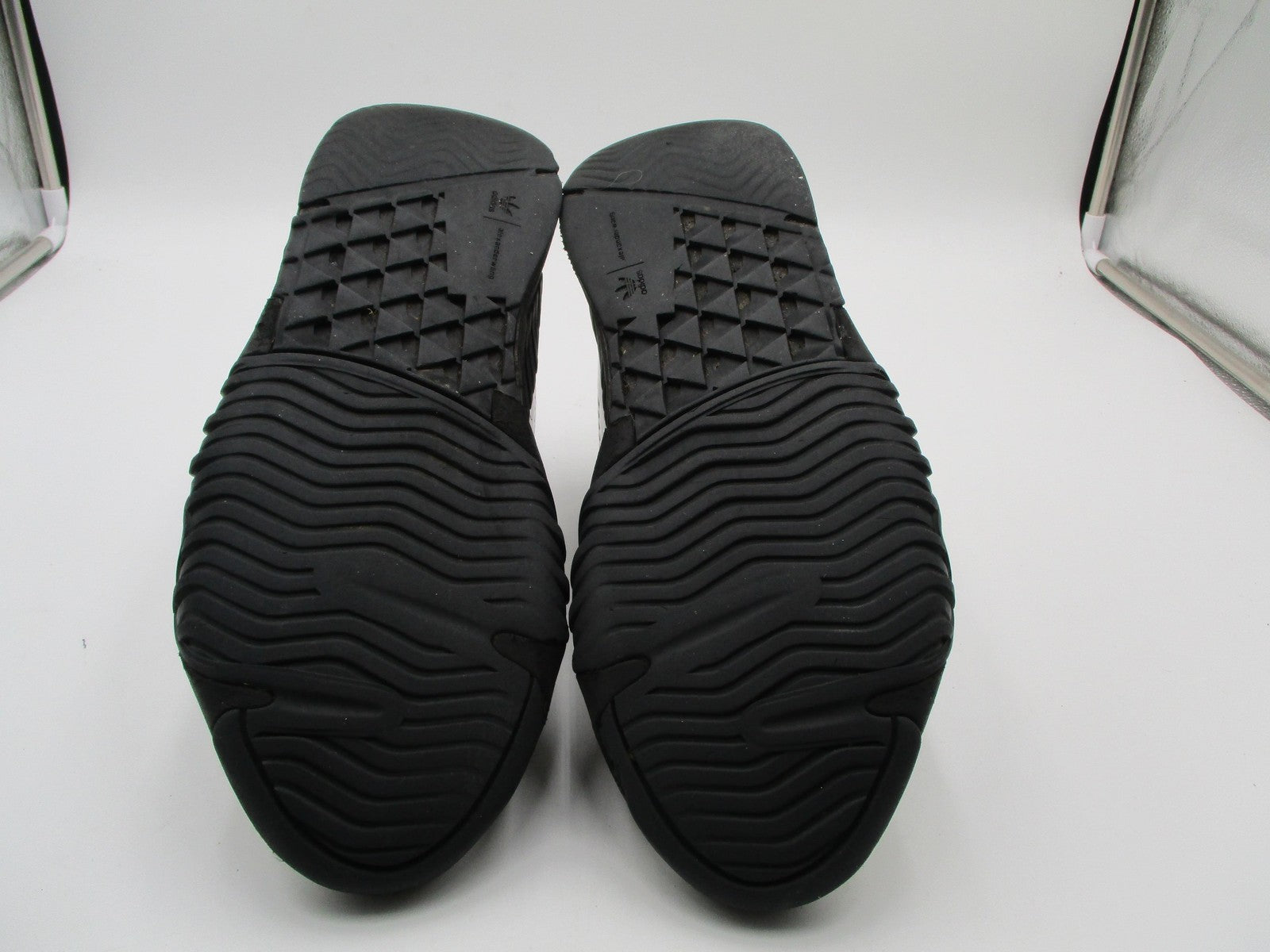 Adidas Alexander Wang Puff Trainer Shoes Mens Size 10.5 Silver Black Sneaker 1J86