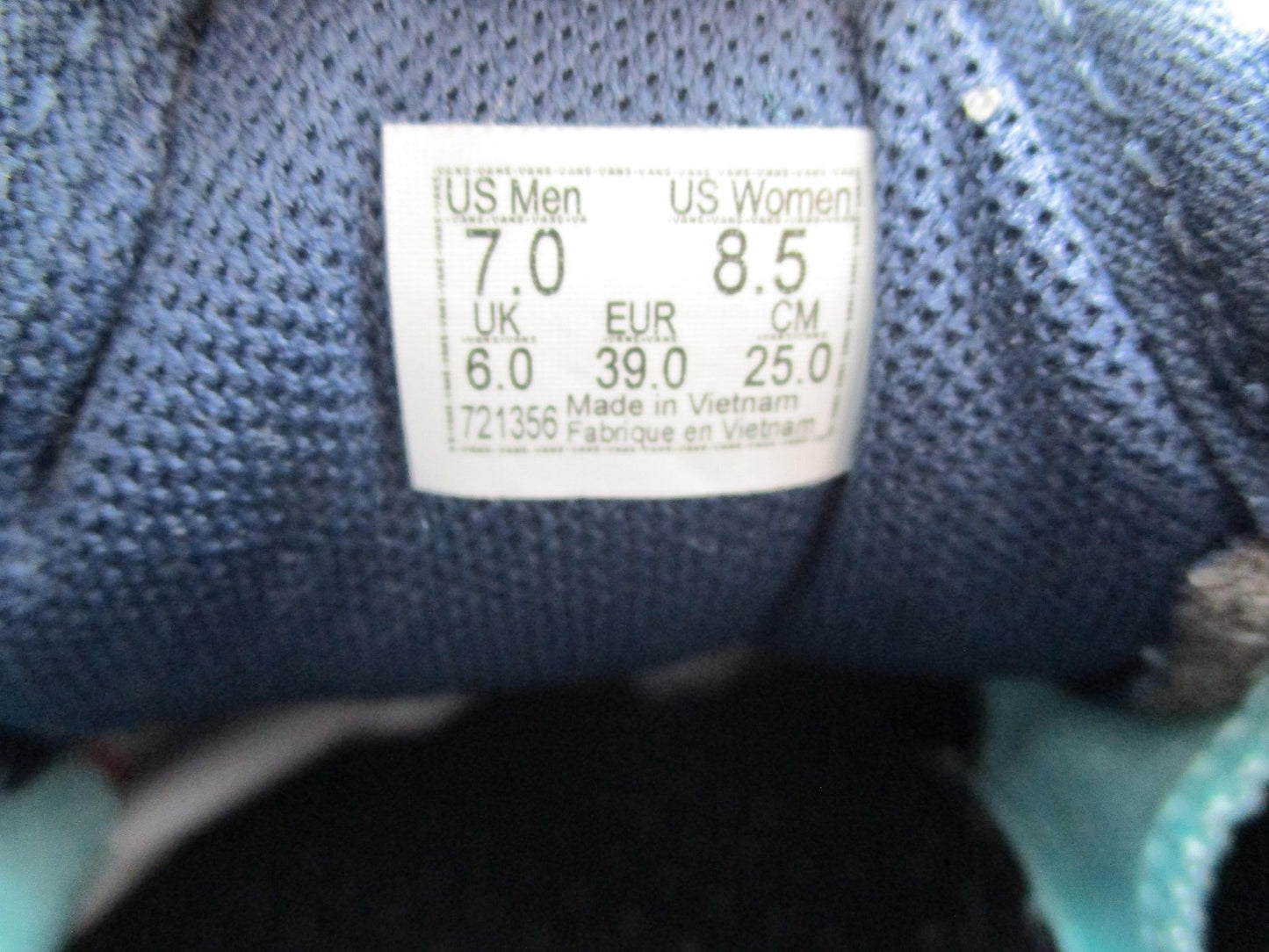 Vans Old Skool ComfyCush Shoes Mens Size 7 Navy Blue Canvas Skate Sneakers12