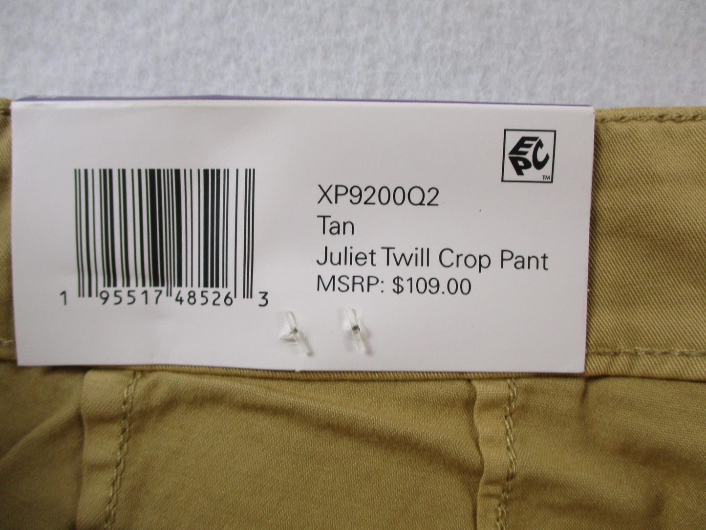 Social Standard By Sanctuary Pants Women 16 Tan Juliet Crop High Rise Twill 14412