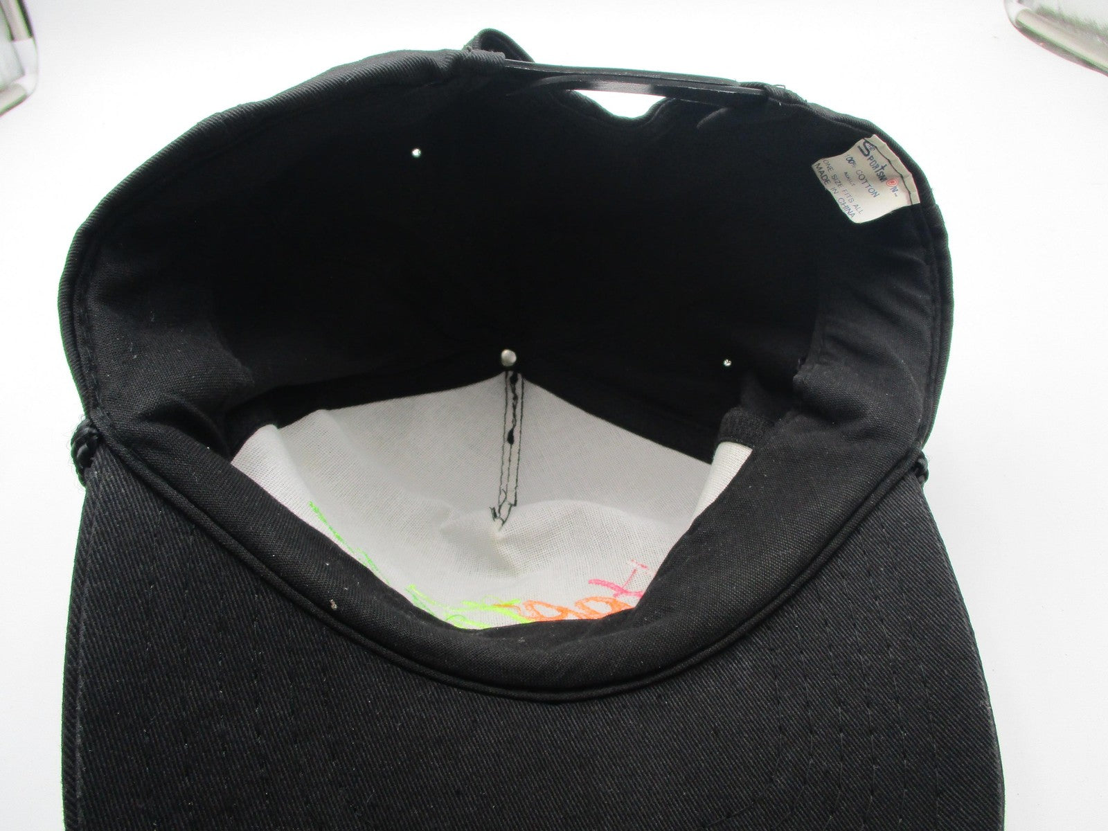 Hooters Racing Team Hat Cap Snap Back One Size Black NASCAR Auto Racing Mens6