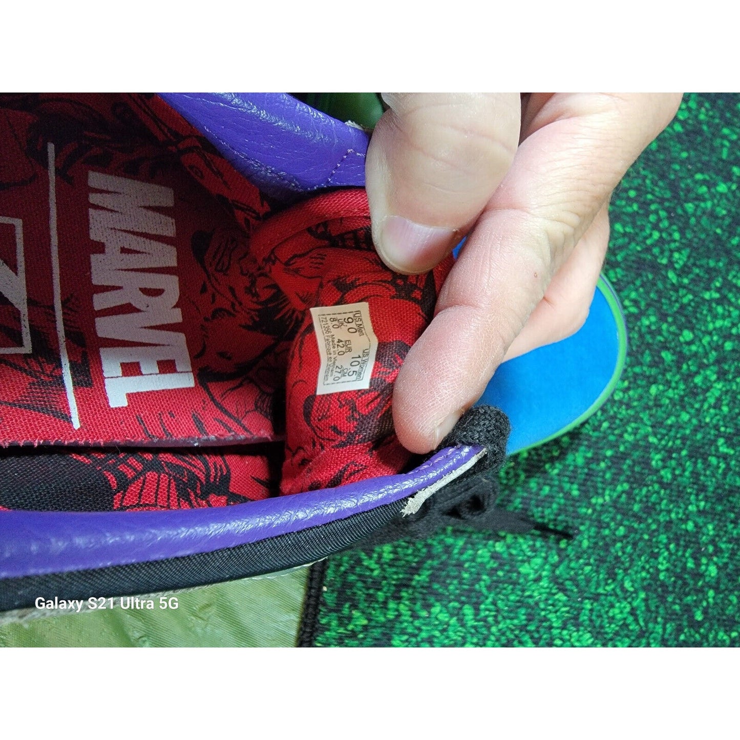 Size 9  VANS Old Skool x Marvel Avengers 20188