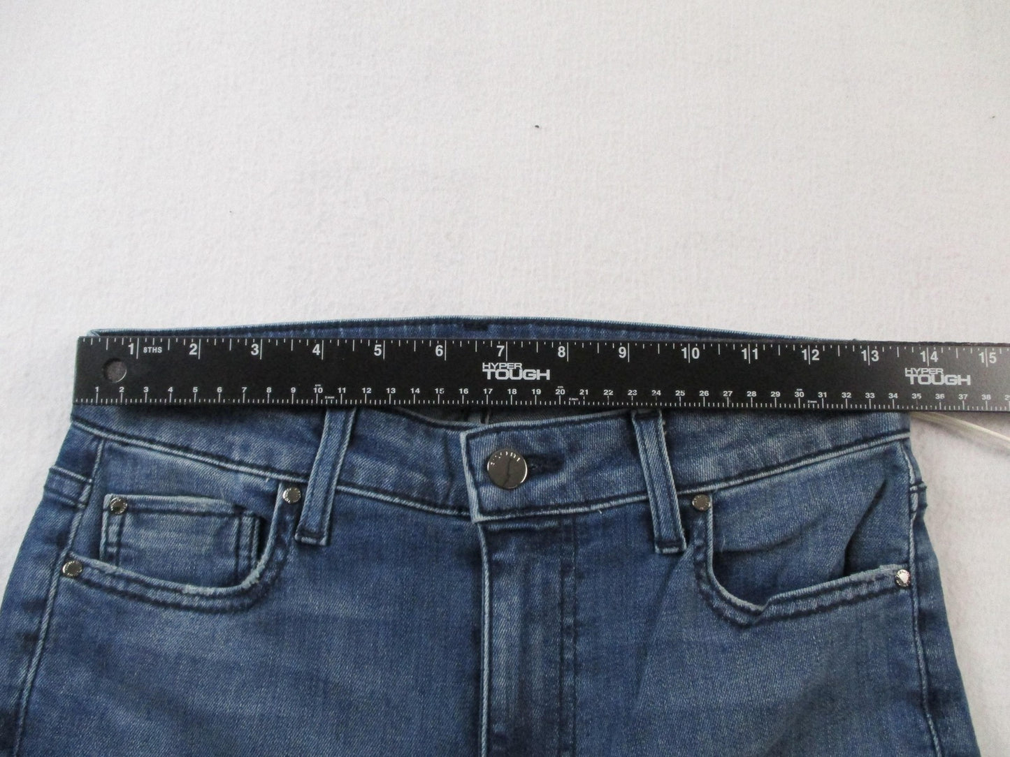 Fidelity Lily Jeans Womens 26 Blue Bootcut Mid Rise Stretch Denim Apollo 14726