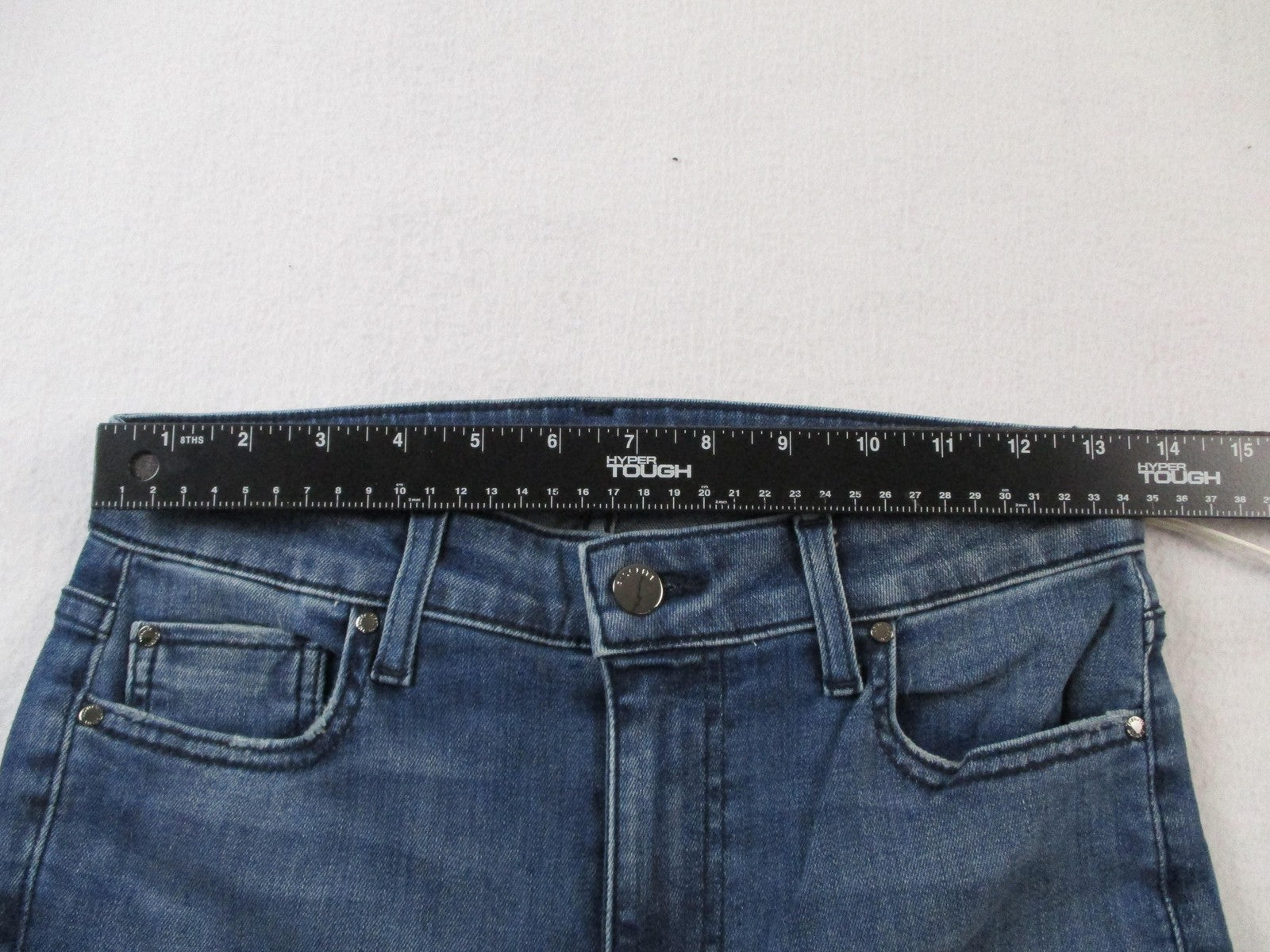 Fidelity Lily Jeans Womens 26 Blue Bootcut Mid Rise Stretch Denim Apollo 14726