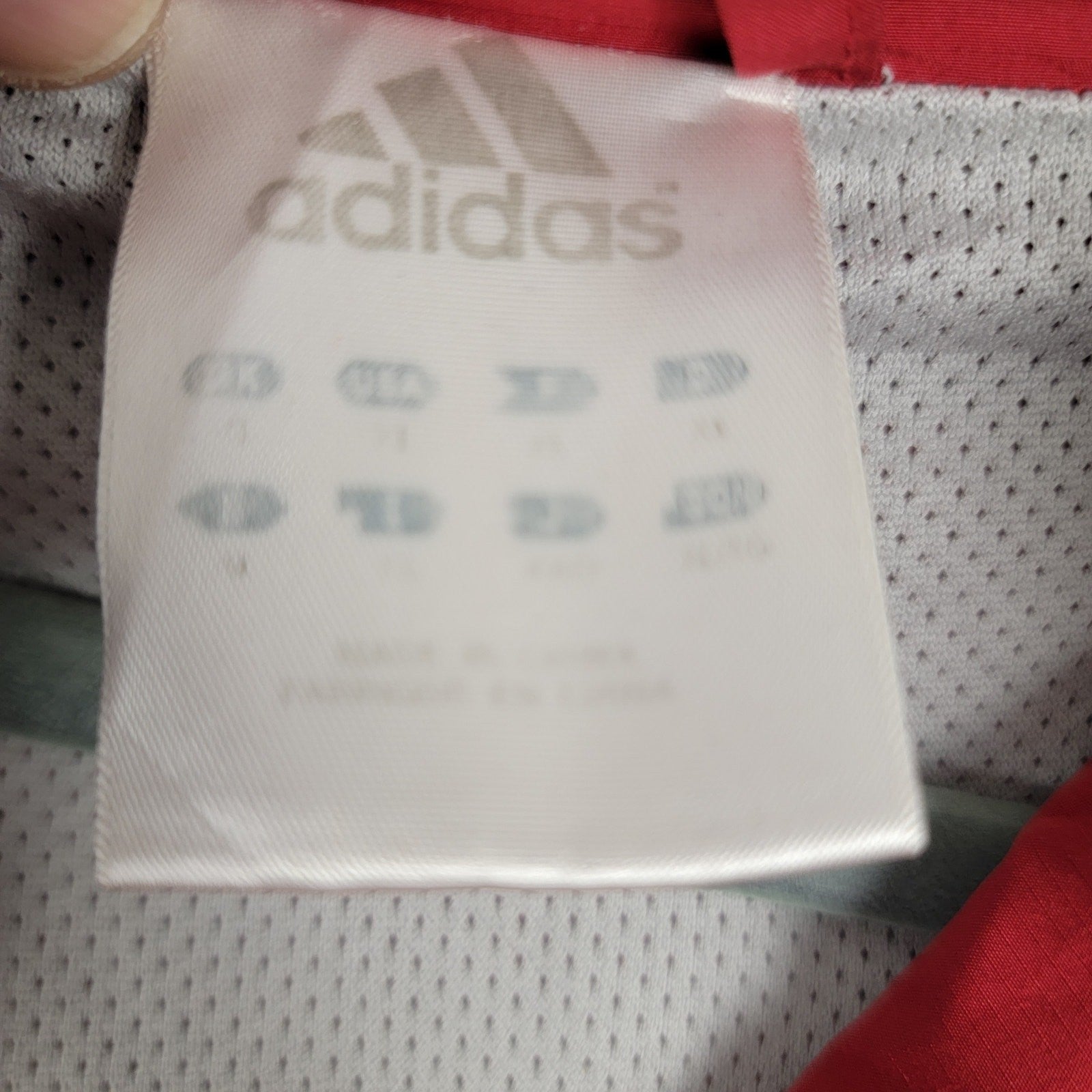 Indiana Hoosiers Adidas Zip Up Jacket Sz M