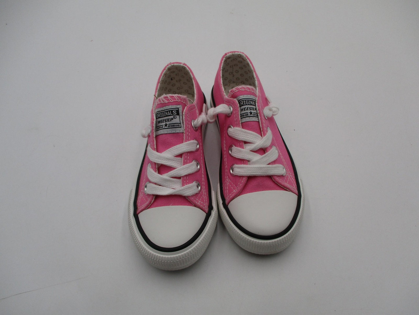 Weestep 101Simple-F Shoes Girls Size 10 Pink Canvas Low Top Casual Sneakers4