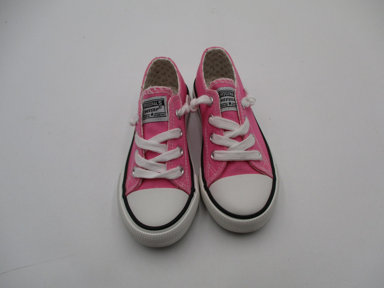 Weestep 101Simple-F Shoes Girls Size 10 Pink Canvas Low Top Casual Sneakers4