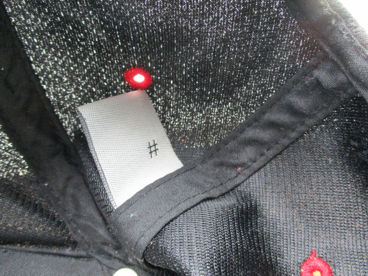 Big Reds PH Hat Cap Strap Back One Size Black Red Mesh Logo OC Sports Mens13