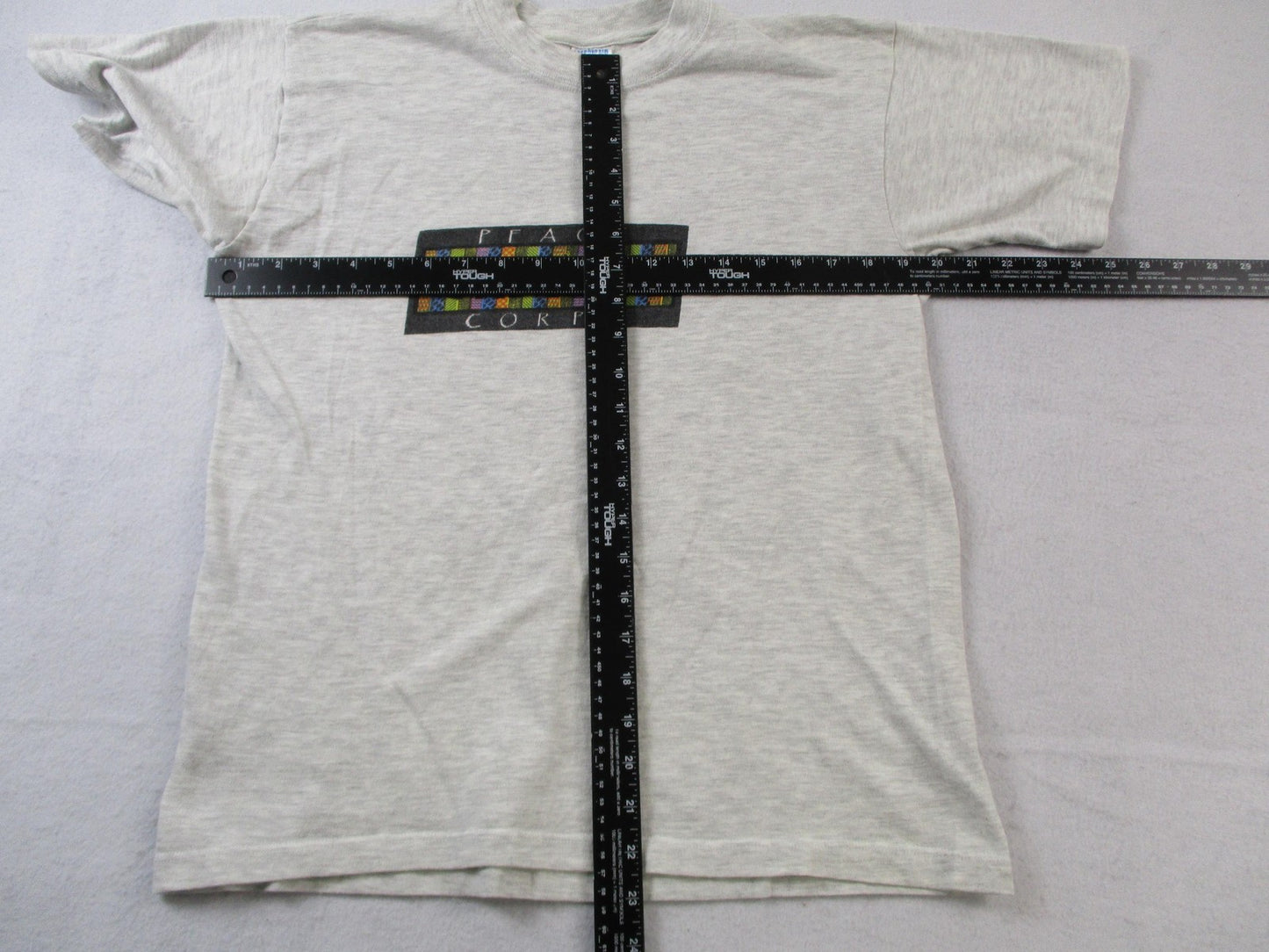 Peace Corps Ghana Shirt Mens Large Gray America's Best Kente Graphic Tee 15966