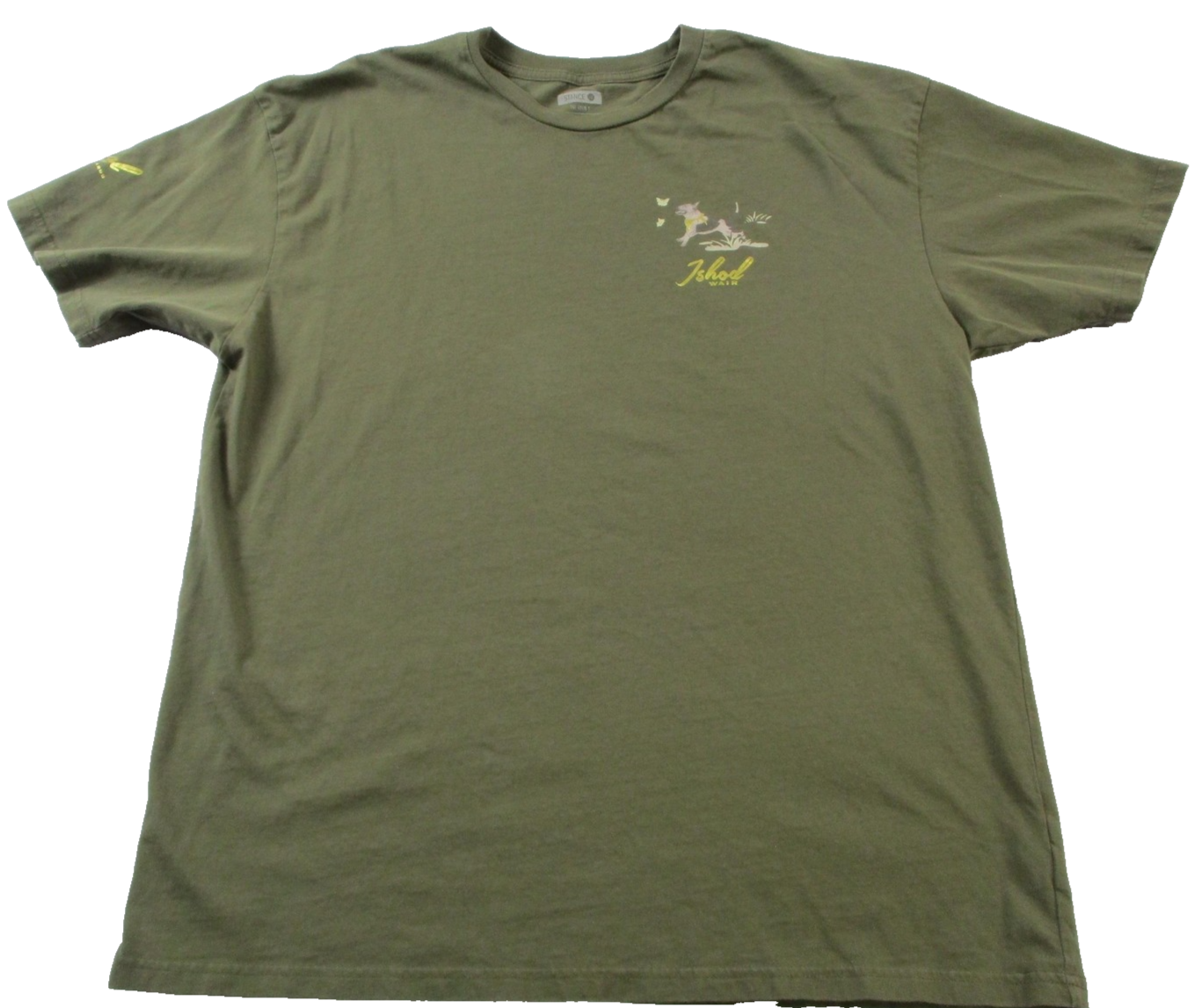 Stance Shirt Men XL Olive Green Ishod Wair Dog Graphic Tee Real Skateboards 15580