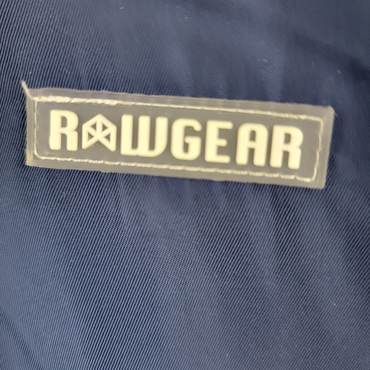 RawGear Men’s Puffer Vest Hooded Zip Up Insulated Jacket Navy Blue Size M NWT2