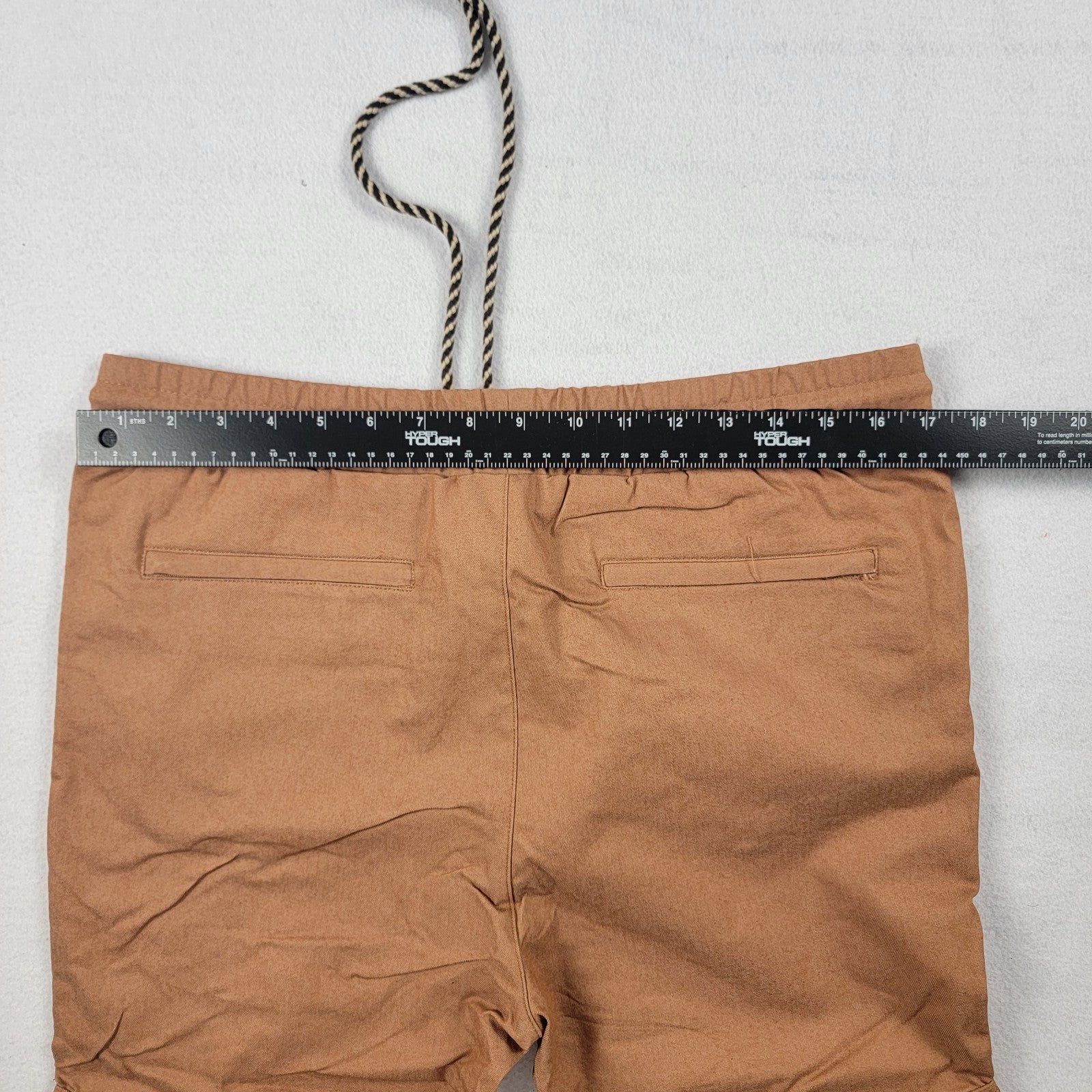 The Hideout Clothing Tan Utility Cargo Pants Limited Edition Size Large