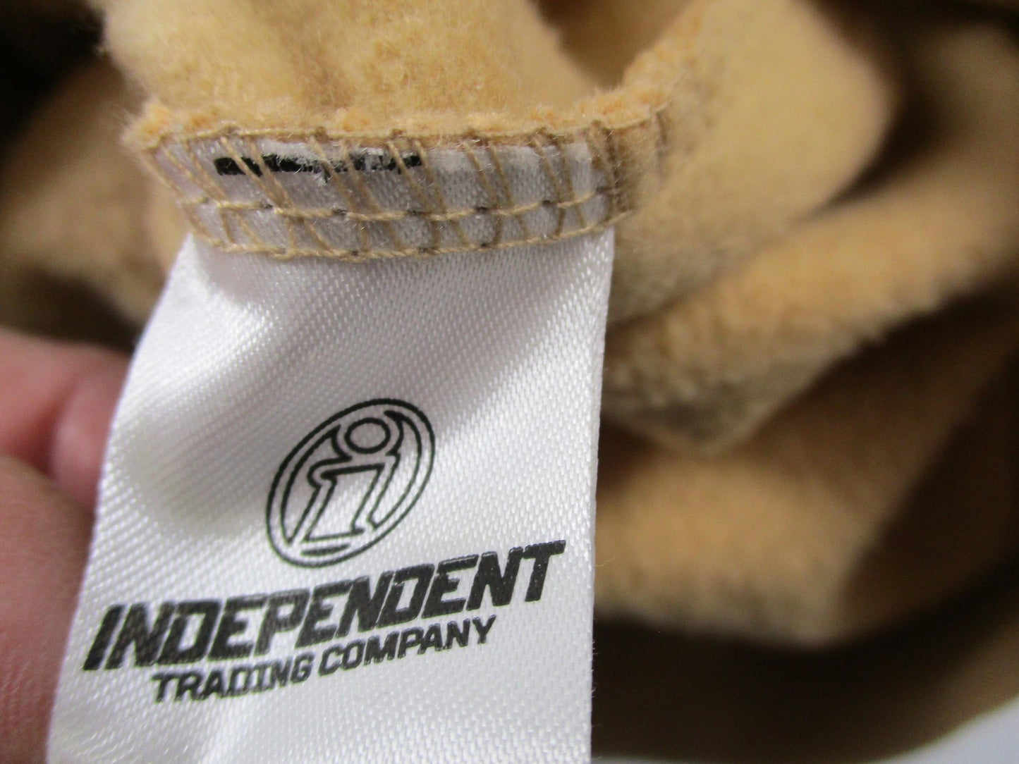 Independent Trading Hoodie Mens Large Beige Fleece Sweatshirt Stick To Your Guns7