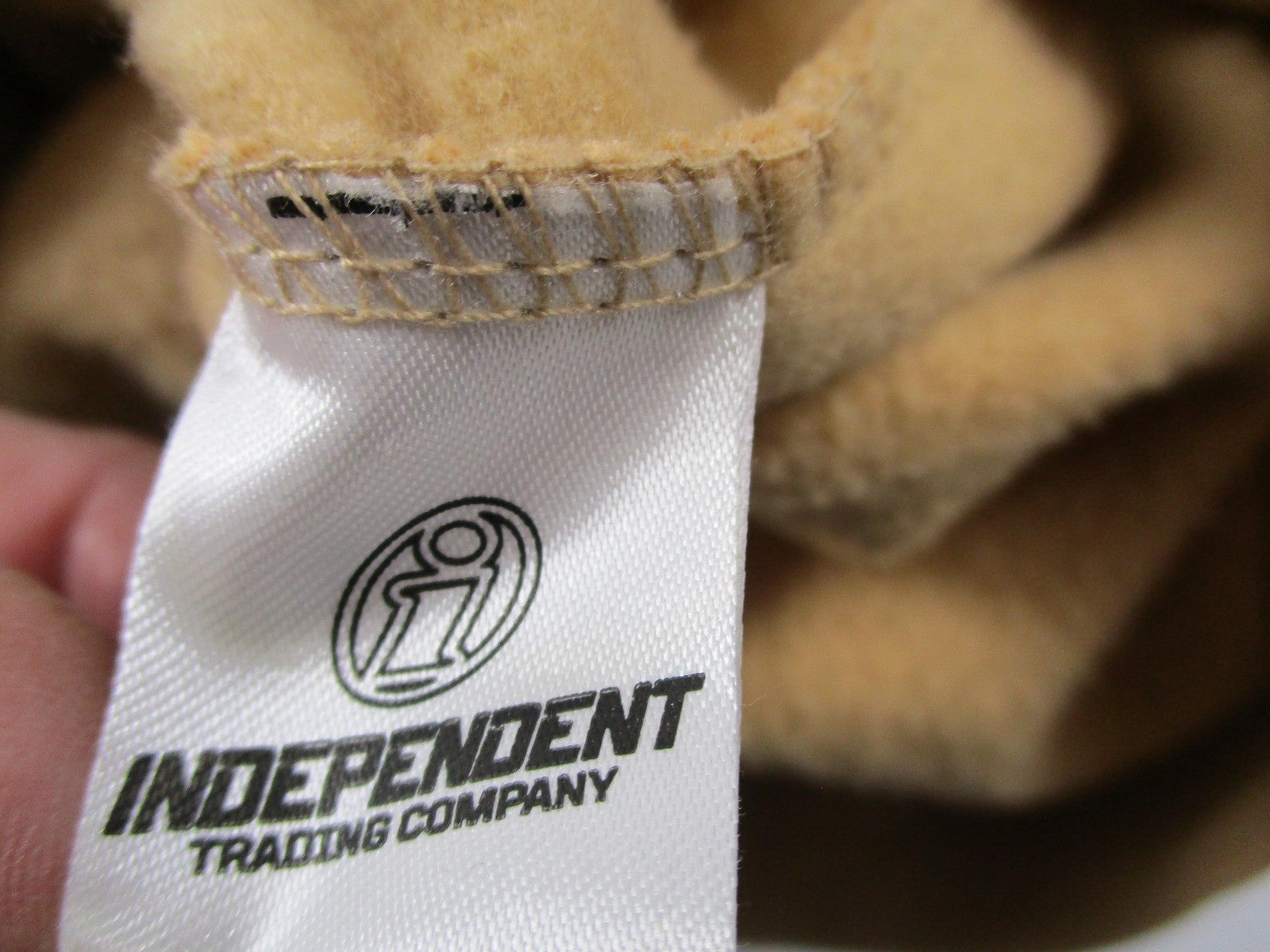 Independent Trading Hoodie Mens Large Beige Fleece Sweatshirt Stick To Your Guns7