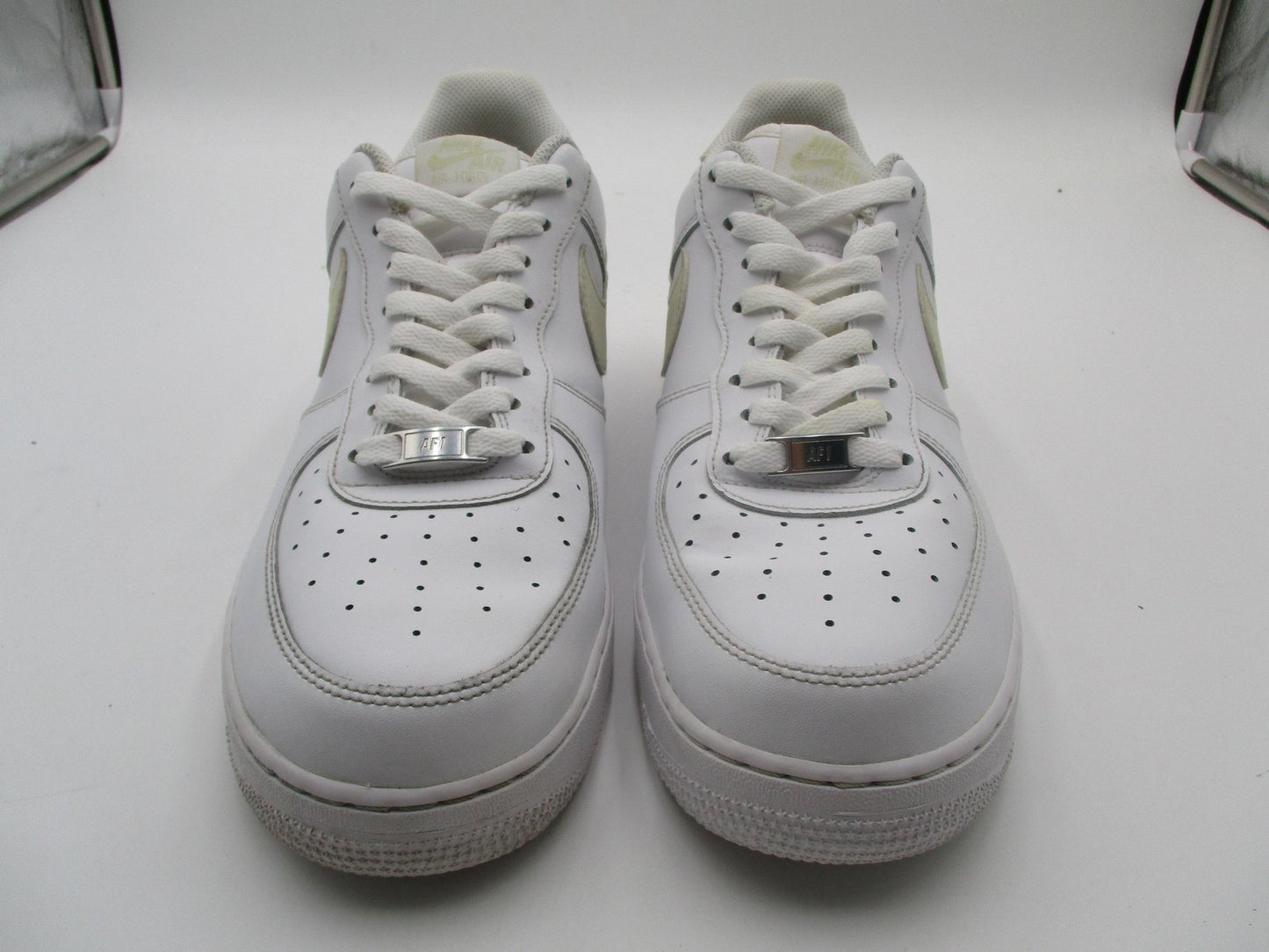 Nike Air Force 1 Low Shoes Mens Size 12 White Leather AF1 Sneakers FJ4146-1111