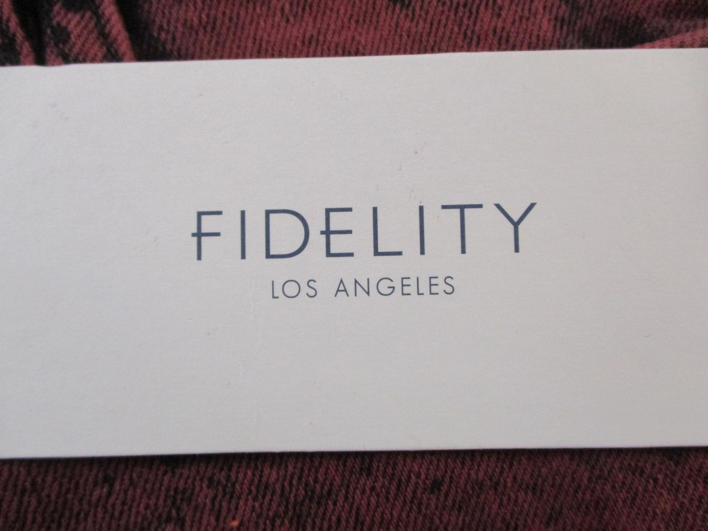 Fidelity Cali Jeans Womens 26 Red Lipstick High Rise Straight Acid Wash 14444