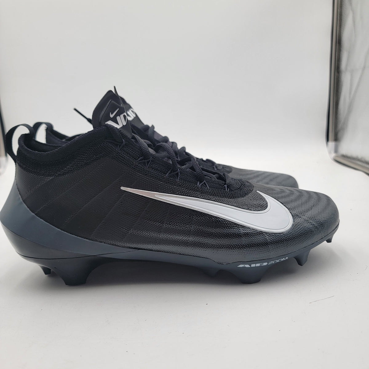 Nike Zoom Vapor Elite Football Cleats Black/White/Gray 12.5 Wide NIB HV2724-0016