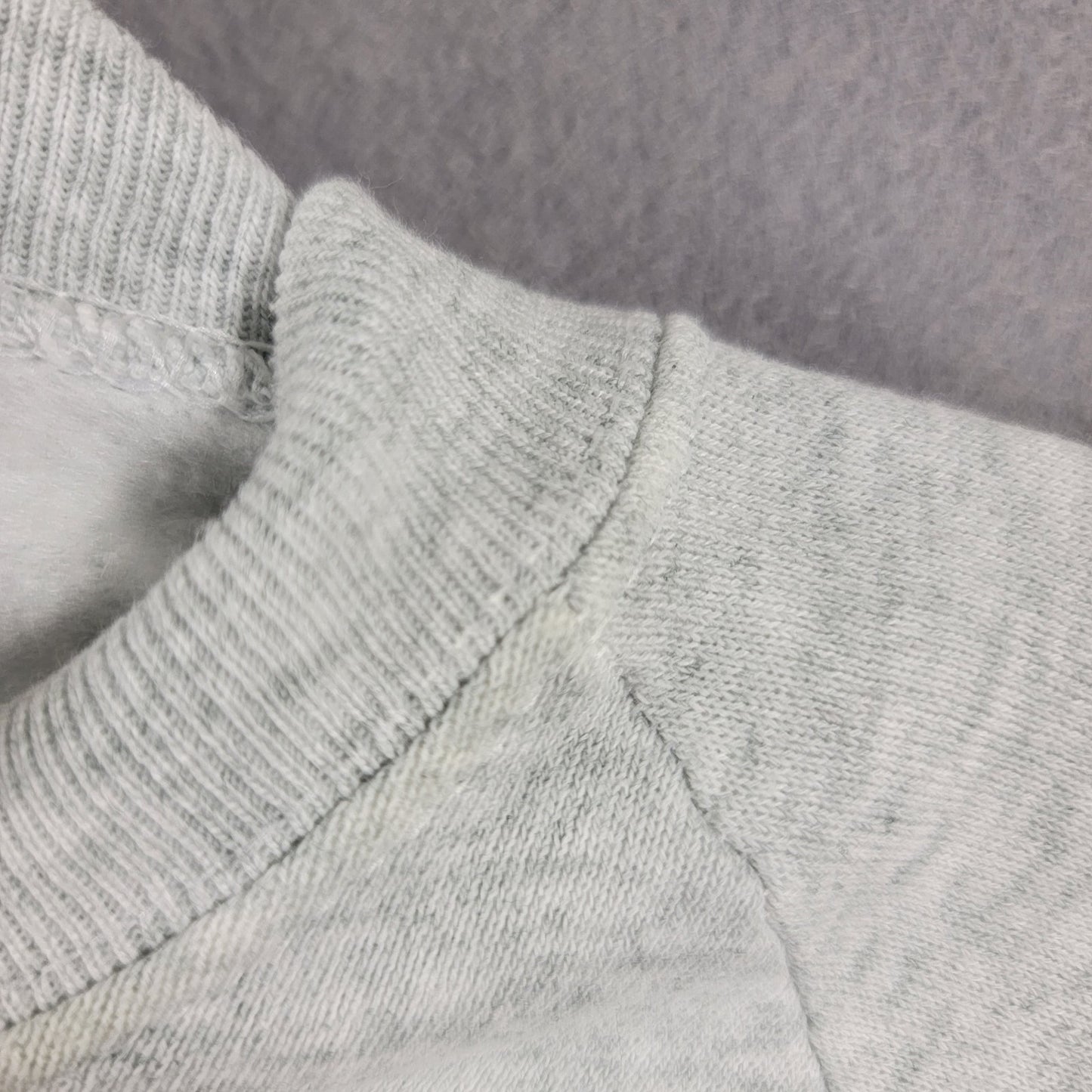 Vintage Branson Hearts Sweatshirt Fruit of the Loom USA Sz L Gray Floral