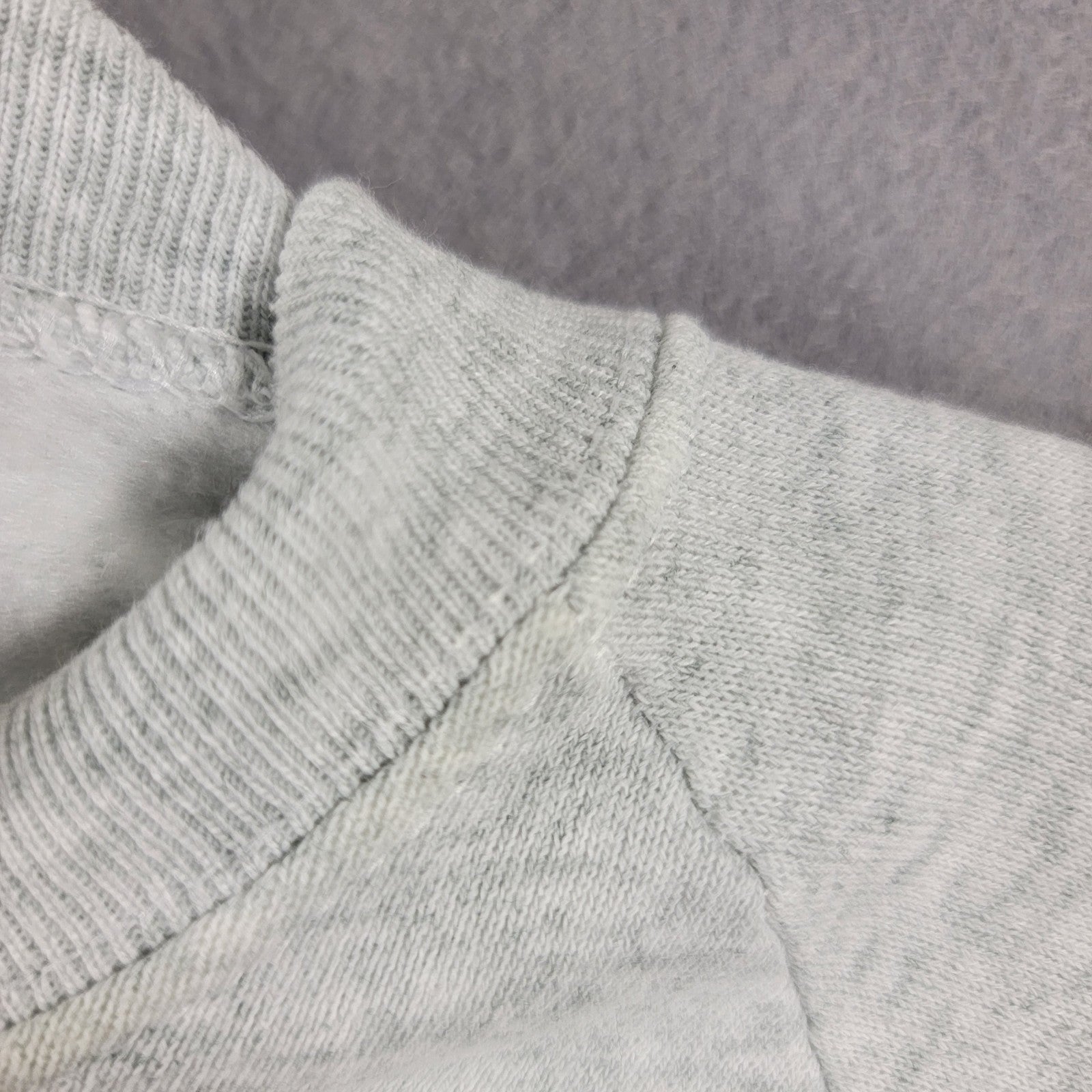 Vintage Branson Hearts Sweatshirt Fruit of the Loom USA Sz L Gray Floral