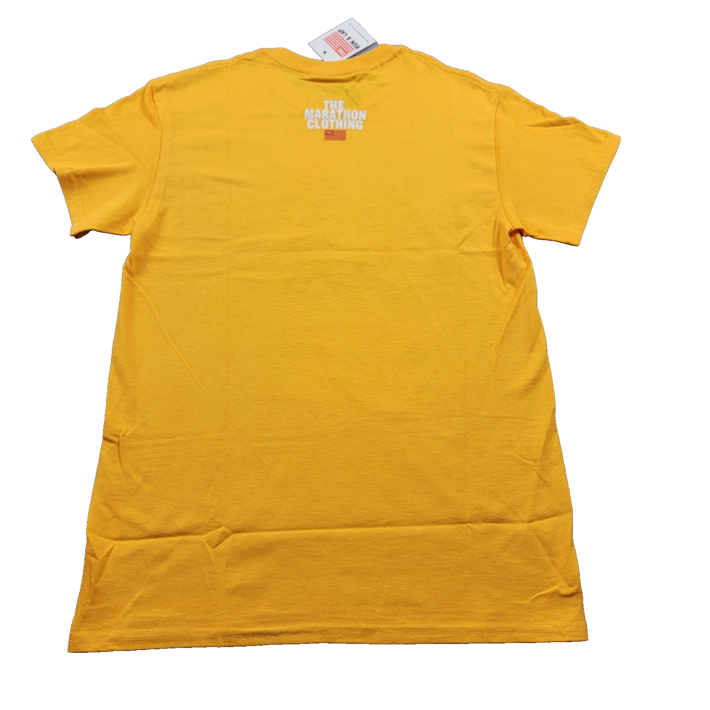 The Marathon Clothing Shirt Mens Small Yellow Crenshaw Graphic Tee Crewneck TMC1