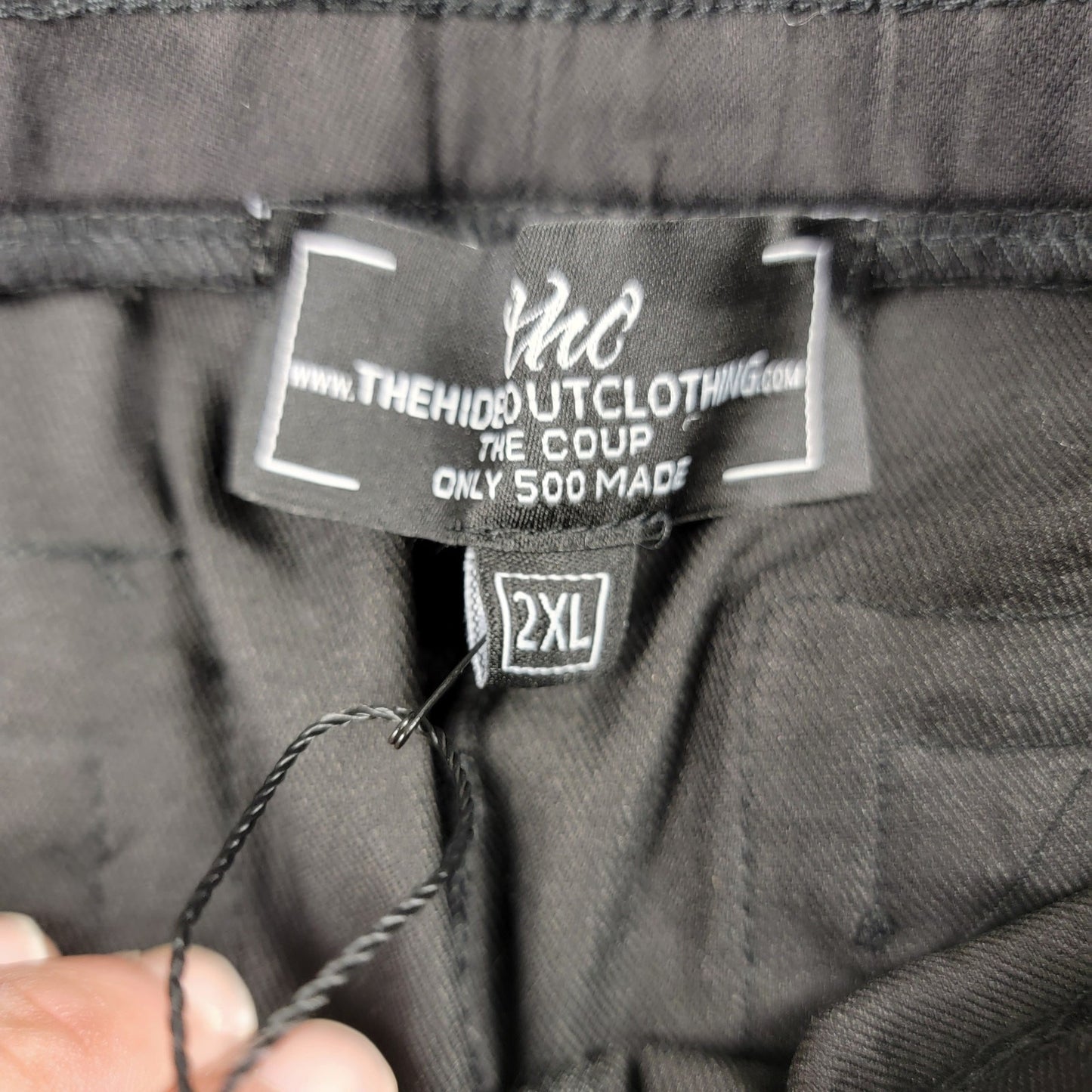 The Hideout Clothing Utility Vest & Pants Set Black Gray 2XL NWT 8060710