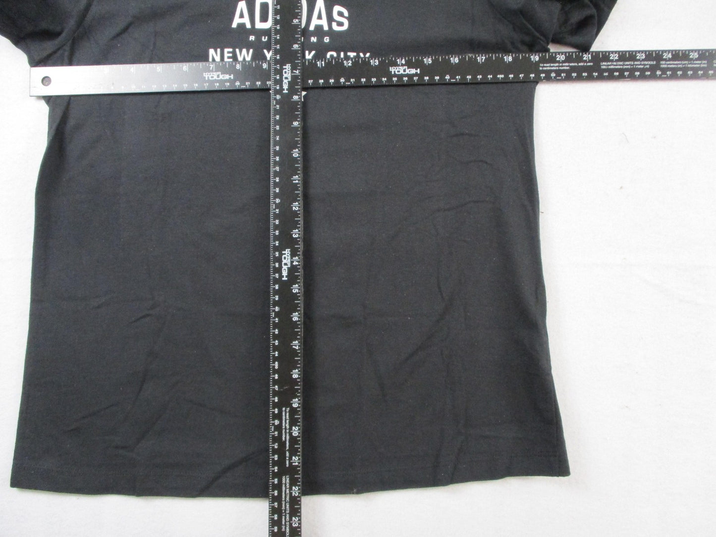 Adidas Running Shirt Womens M Black New York City Graphic Tee 136413654