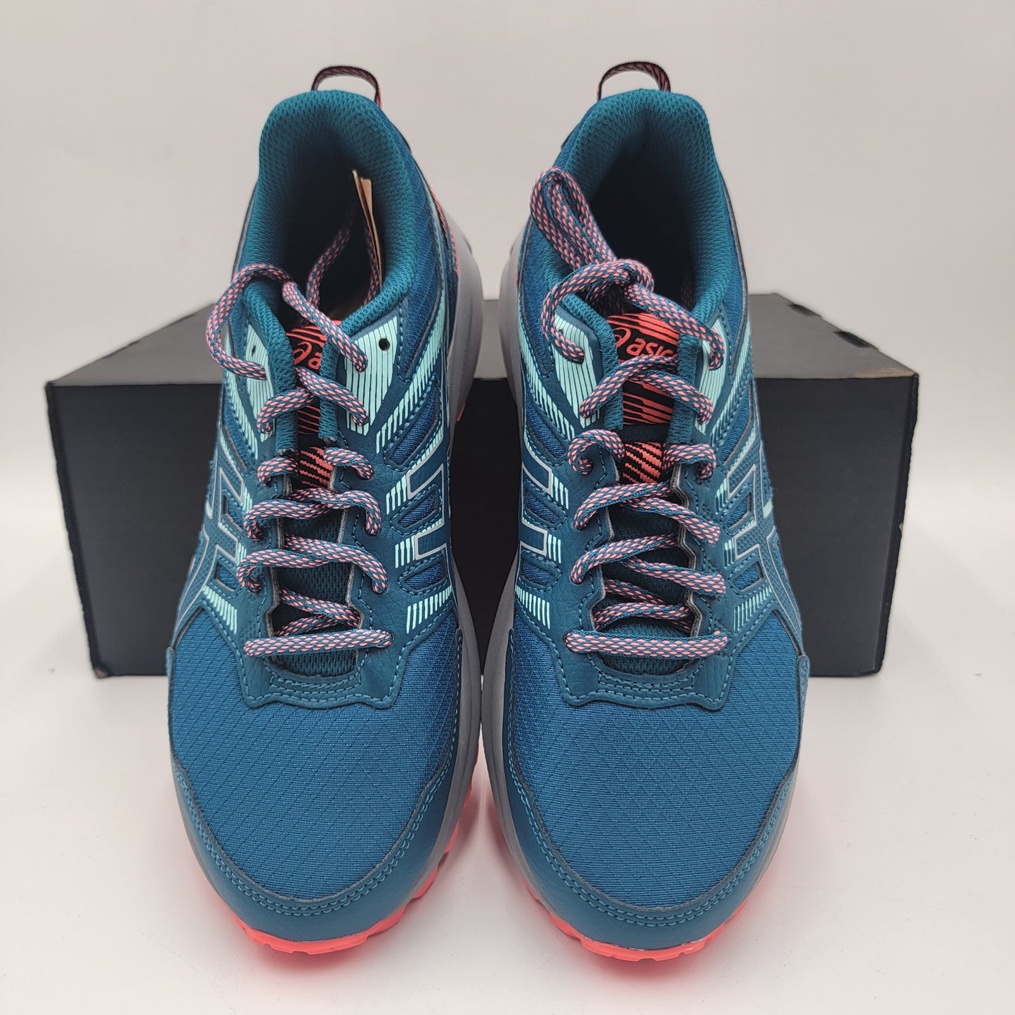 Asics Trail Scout 2 Sneaker Women's Sz 7 Blue Running Shoes 1012B0394012