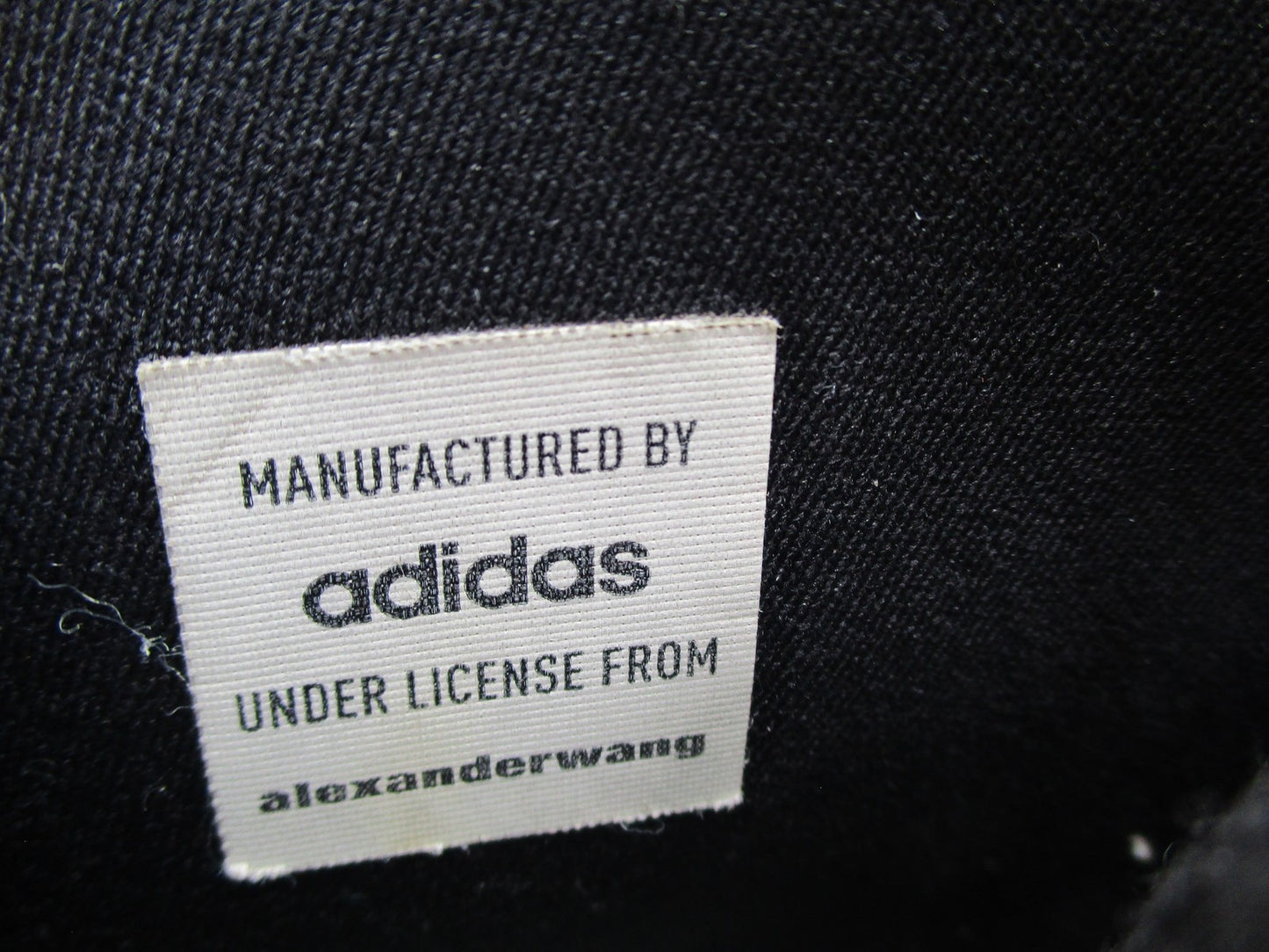 Adidas Alexander Wang Puff Trainer Shoes Mens Size 10.5 Silver Black Sneaker 1J816