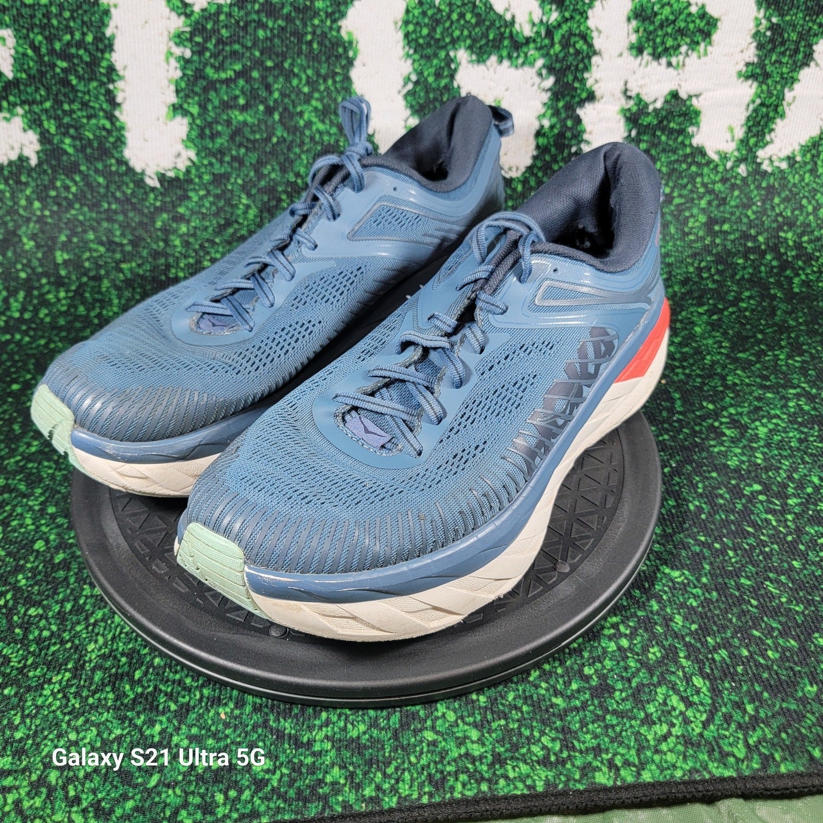 Hoka Bondi 7 'Real Teal Outer Space' Sz 11.5 1110518 RTOS