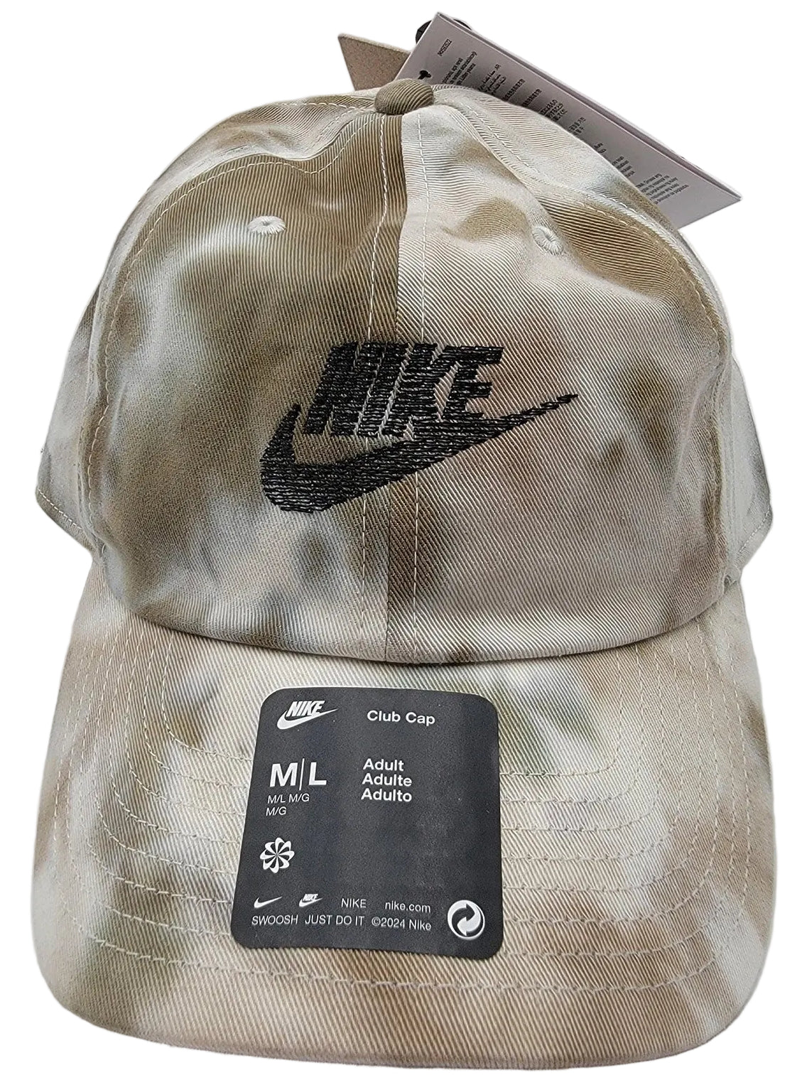 Nike Club Cap Olive White Strap Back Mens Sz L/XL FN41983250