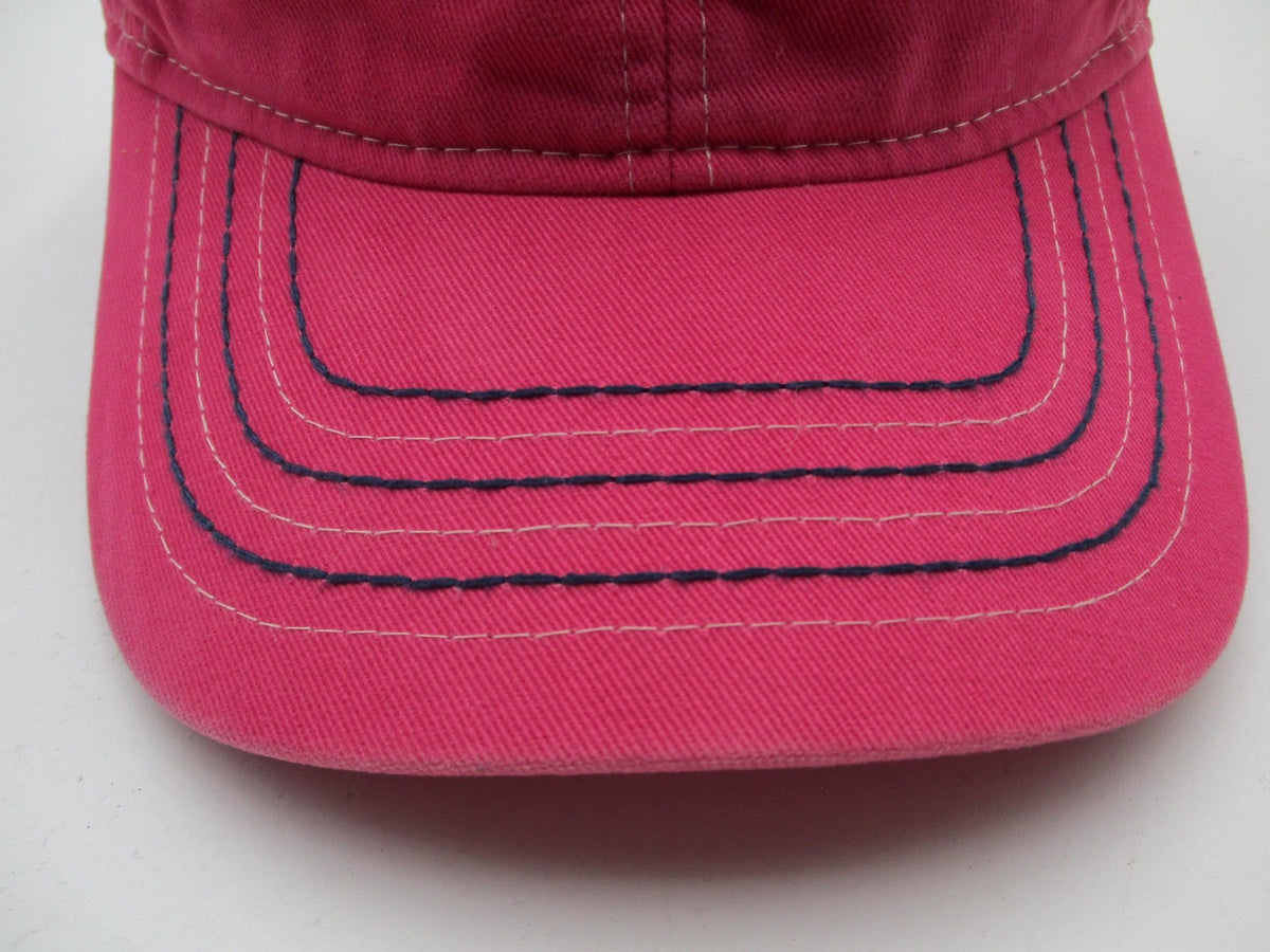 Bass Pro Shops Hat Cap Strap Back Mens One Size Pink Gone Fishing Baseball Logo2