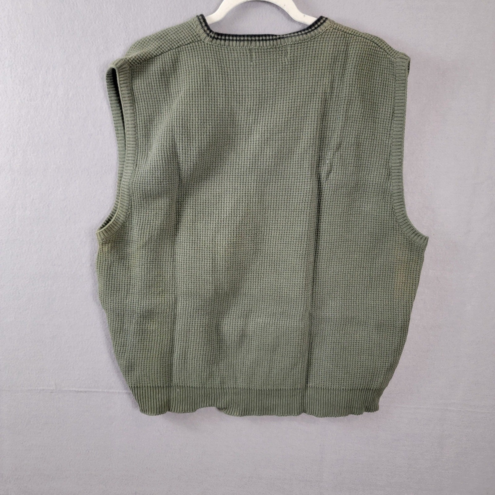 Ashworth Olive Golf Sweater Vest Sz M