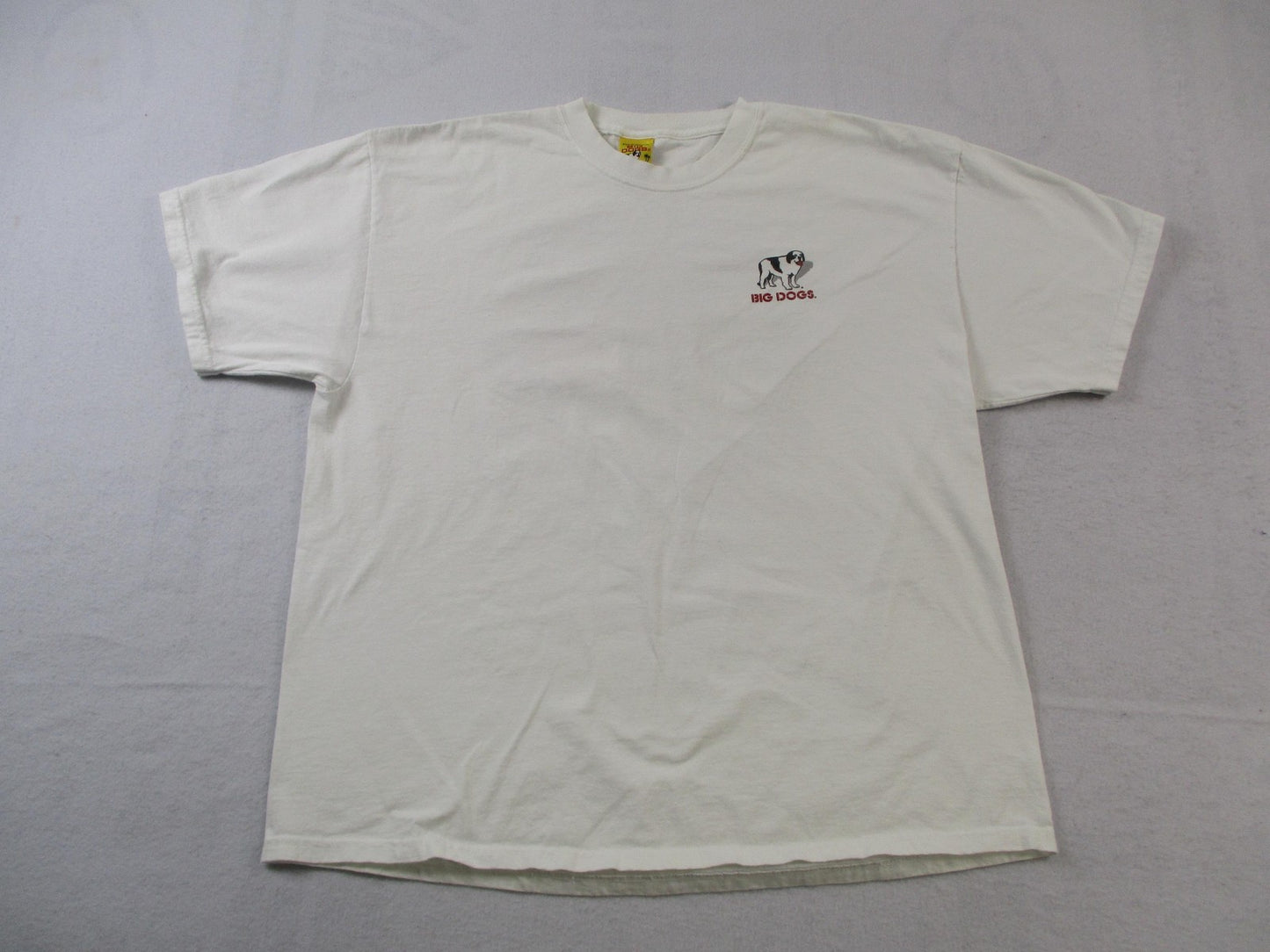 Vintage Big Dogs Shirt Mens XL White Polish My Rod Hot Rod Car Graphic 2000s1