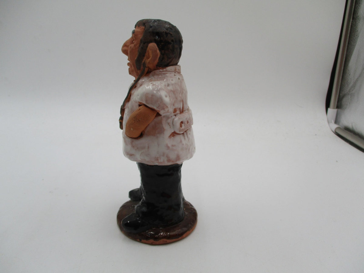 Vintage 1976 Eresco Doctor Figurine Small Hand Painted Whimsical Ceramic Taiwan1