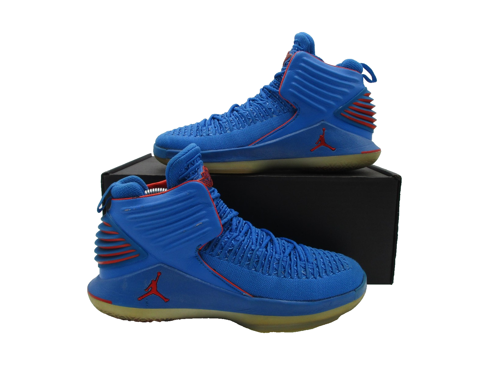 Jordan XXXII Why Not Shoes Youth Size 7Y Blue Orange Russell Westbrook Kids 1K30