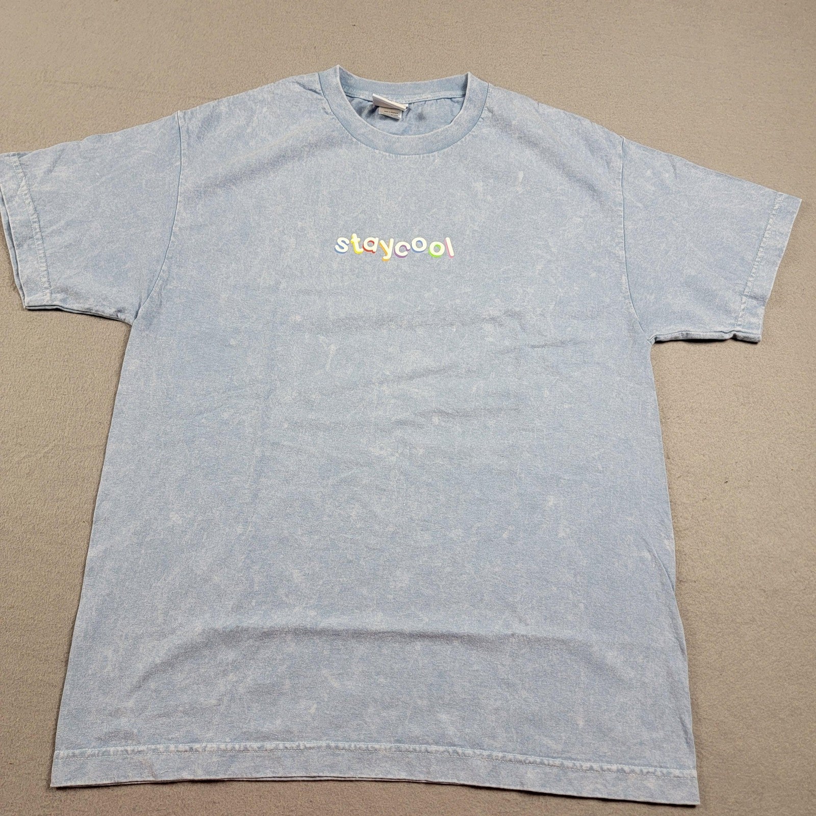 Stay Cool Shirt 3 pack bundle Unisex Sz M Green, Blue & Red 100% Cotton