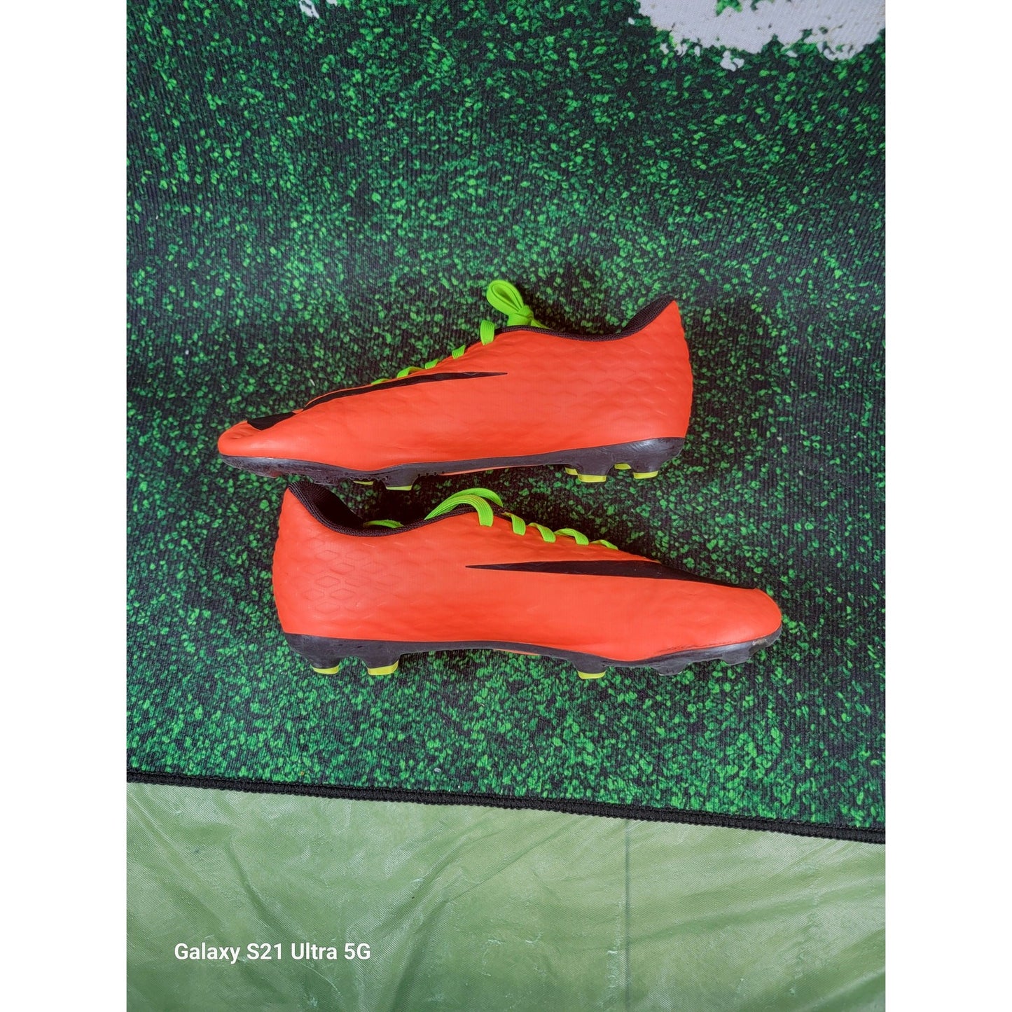 Nike Hypervenom Phade 3 FG GS 'Electric Green' Soccer Cleats Sz 5Y 8525803083