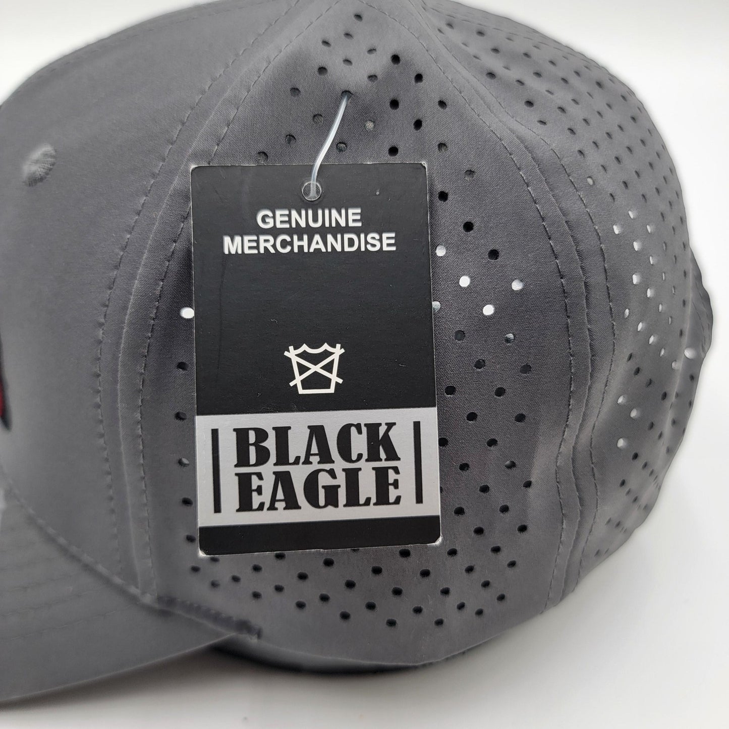 Mexico Hat Cap Snap Back Gray Black Eagle Embroidered Perforated Trucker Mens5