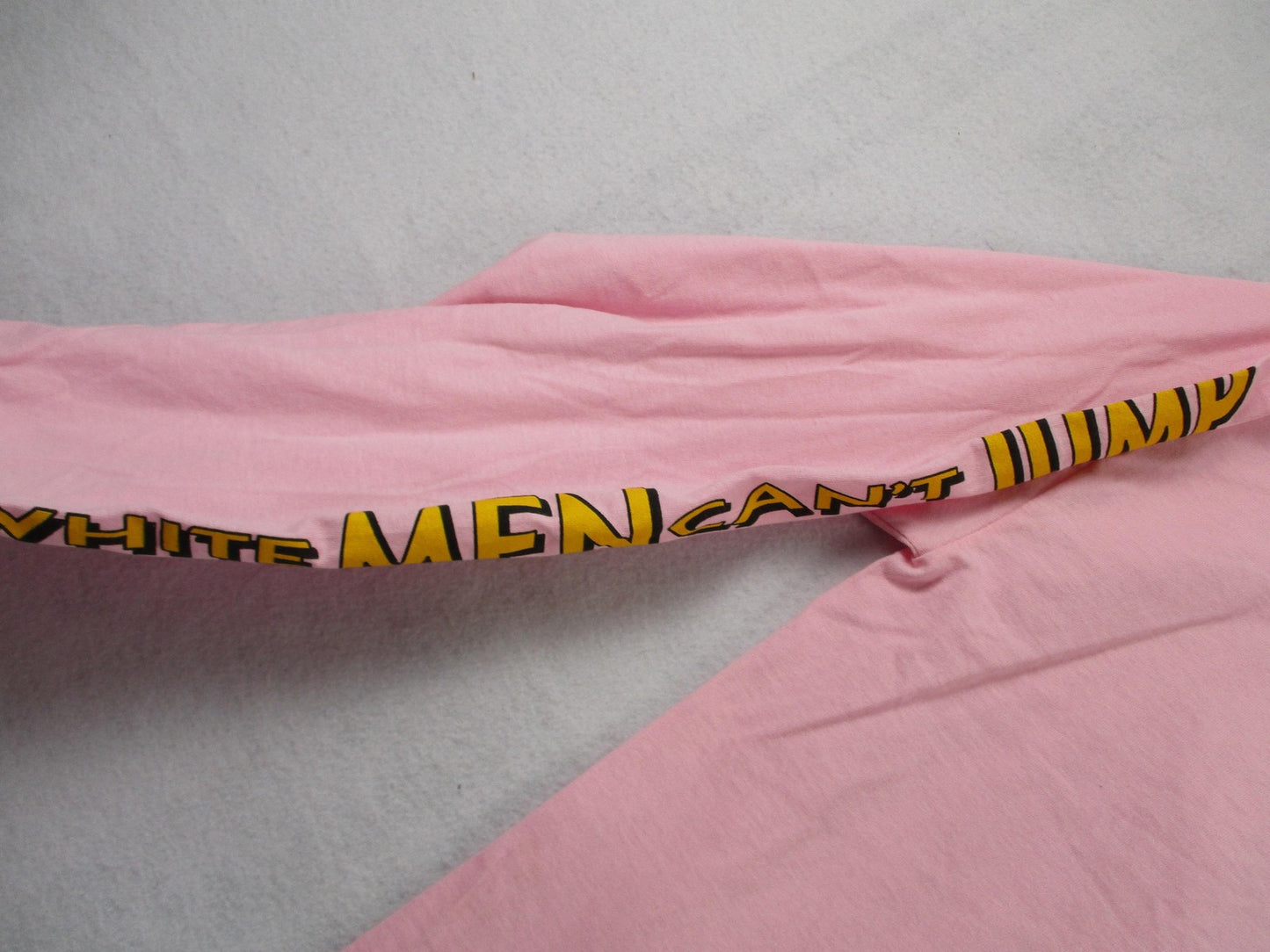 White Men Can't Jump Shirt Mens Large Pink Long Sleeve Movie Tee Rue21 1349503