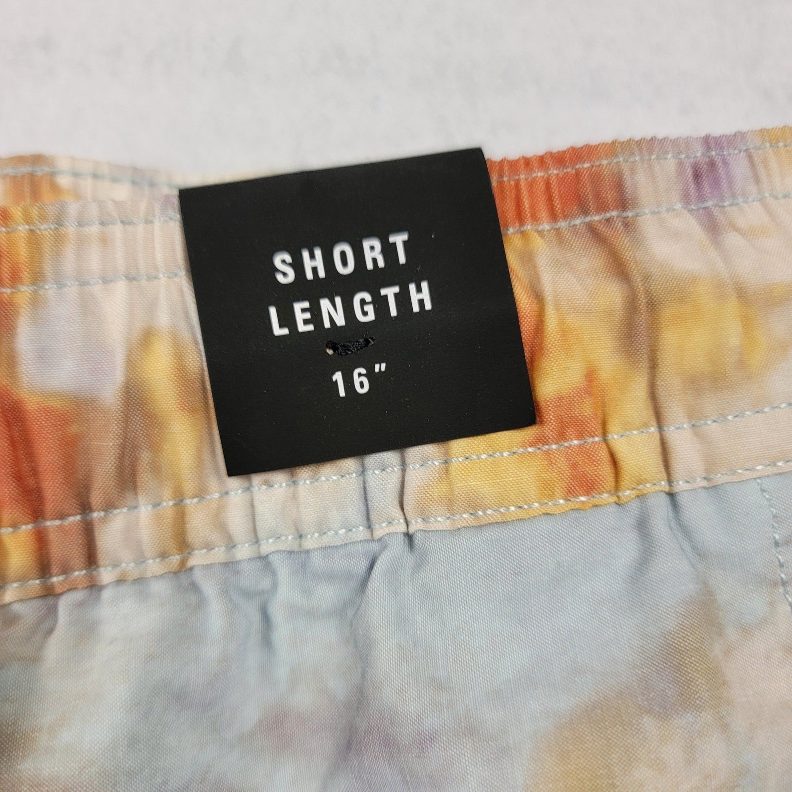 RVCA Arch Elastic Boardshorts TieDye PHPO 16" Short Length Size L NWT Surf2