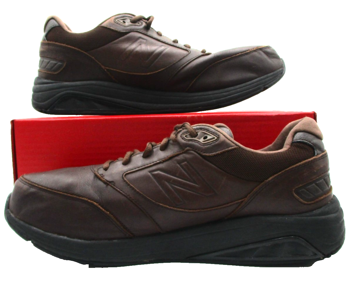 New Balance 928v2 Shoes Mens Size 11 Brown Leather Walking Sneakers MW928BR2 1R31