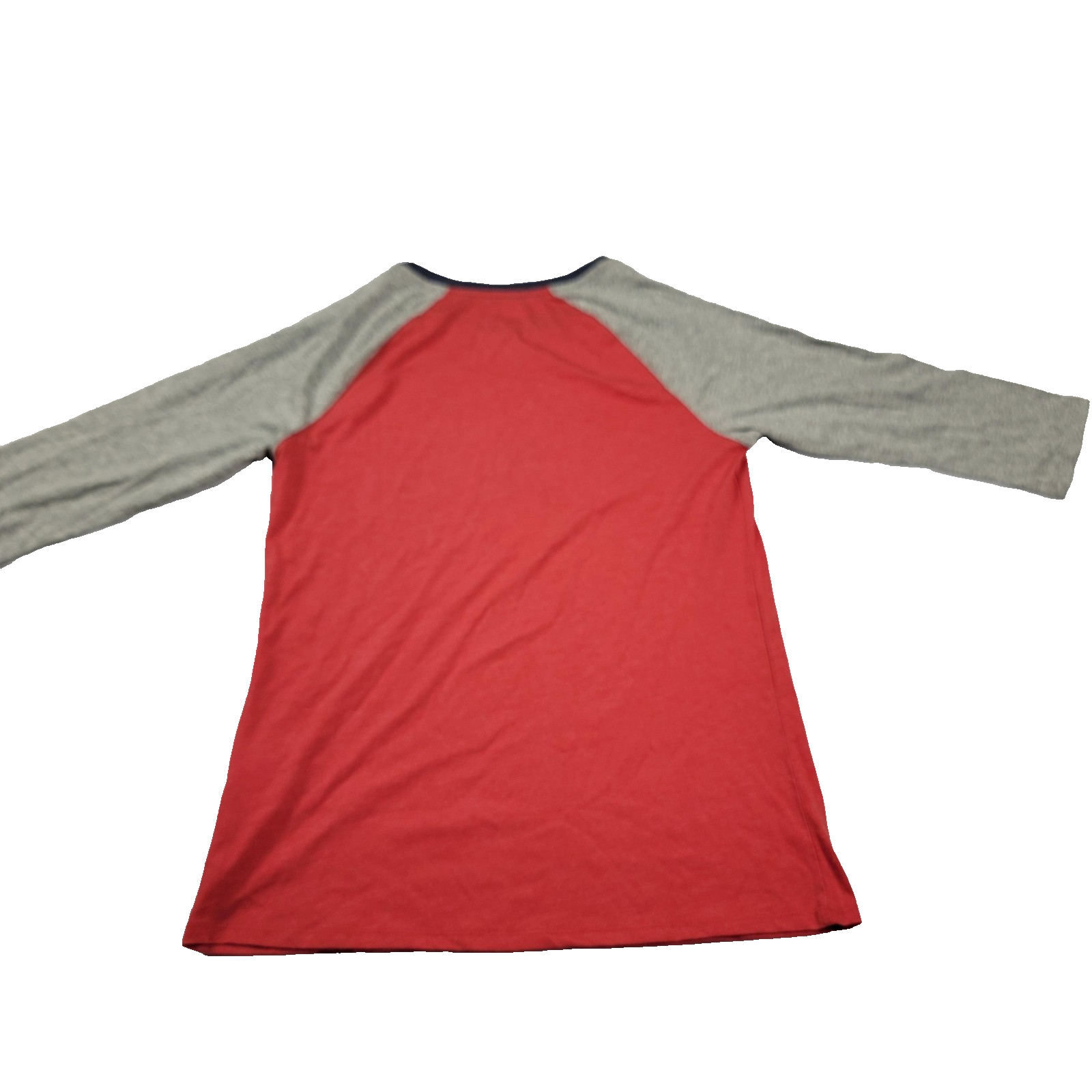 Los Angeles Angels Shirt Womens Medium Red Gray MLB Baseball Nike 3/4 Sleeve 9911