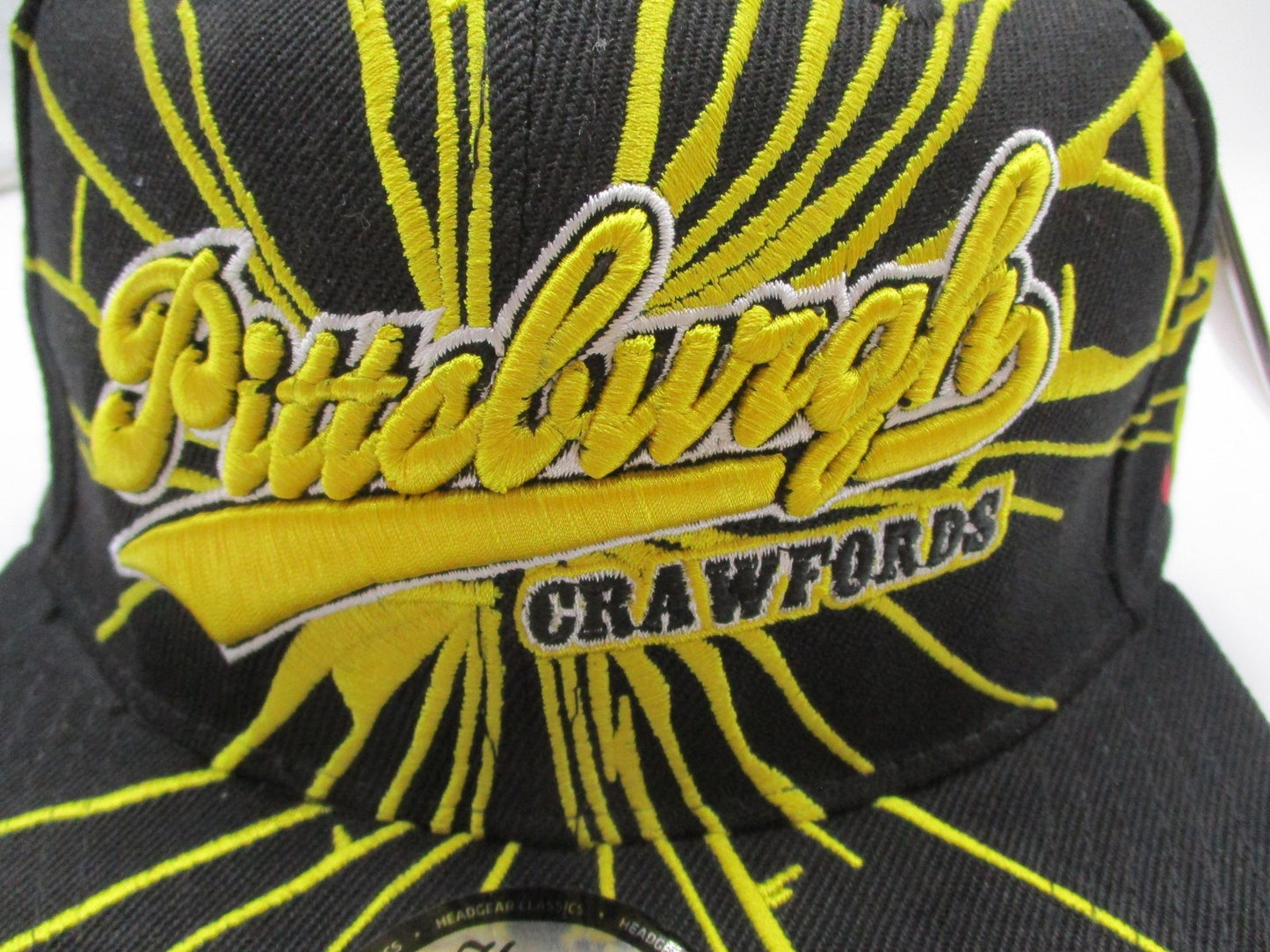 Pittsburgh Crawfords Hat Cap Fitted 7 1/2 Black Negro Leagues Baseball TISA HGC4