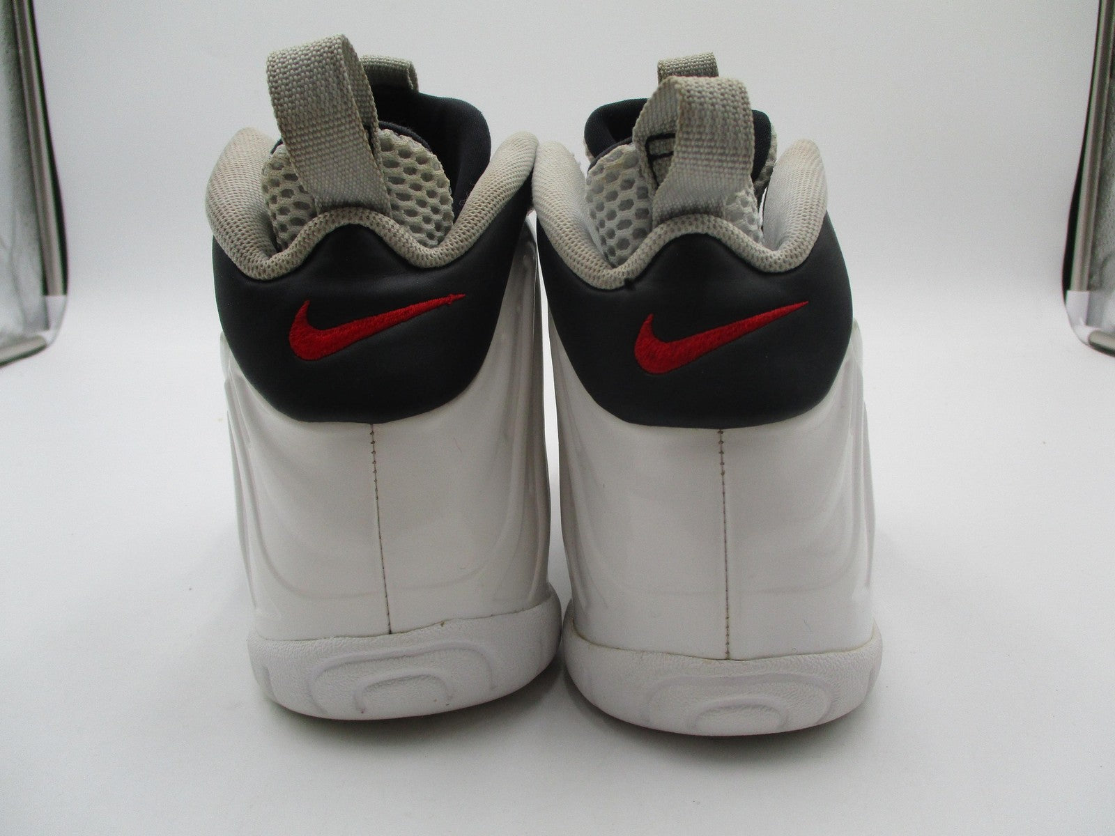 Nike Little Posite One Youth 6Y/5.5Y White Black Foamposite 644792-103 Mismatch9