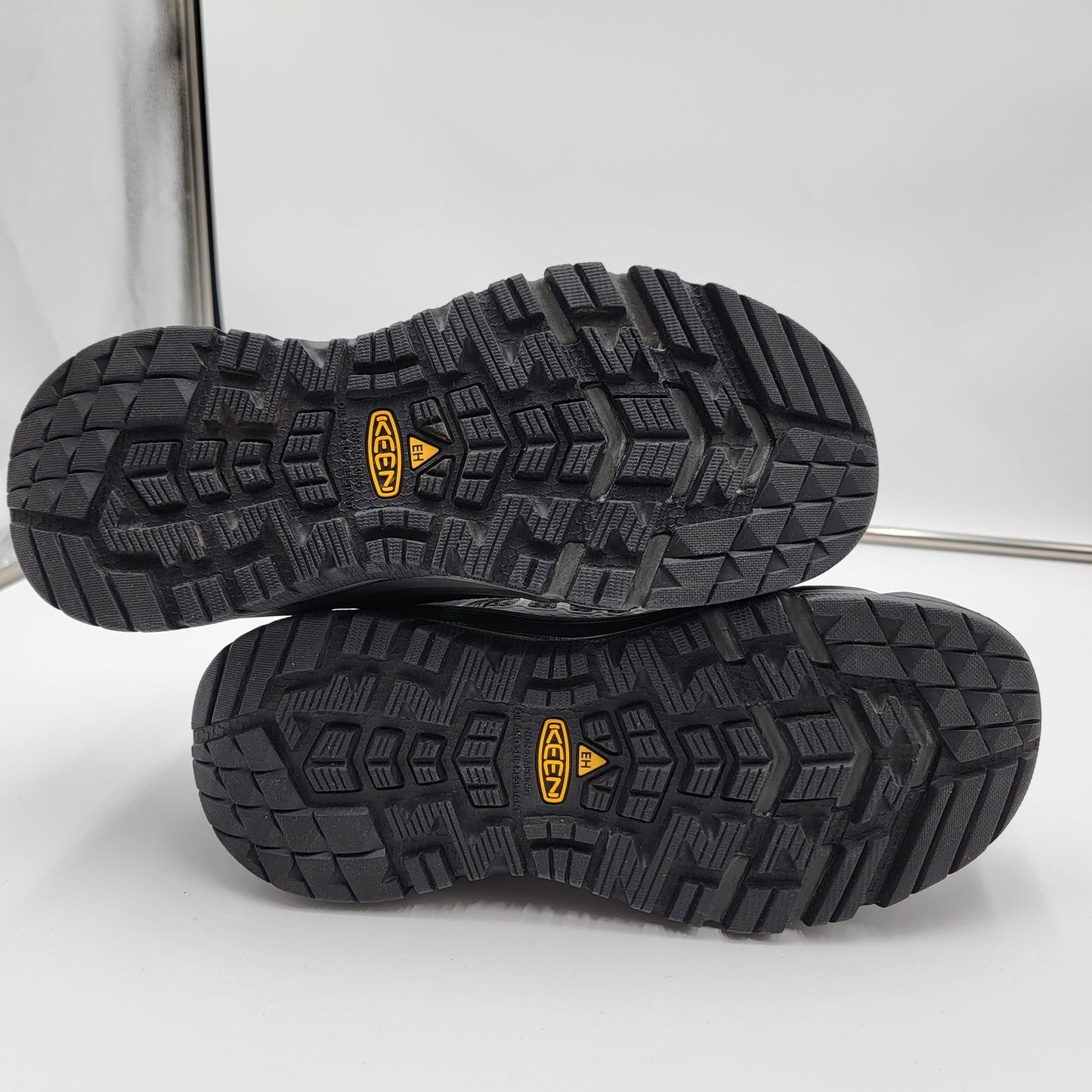 Keen Utility Kansas City KBF Men Shoes Black Comp Toe Sz 8EE4