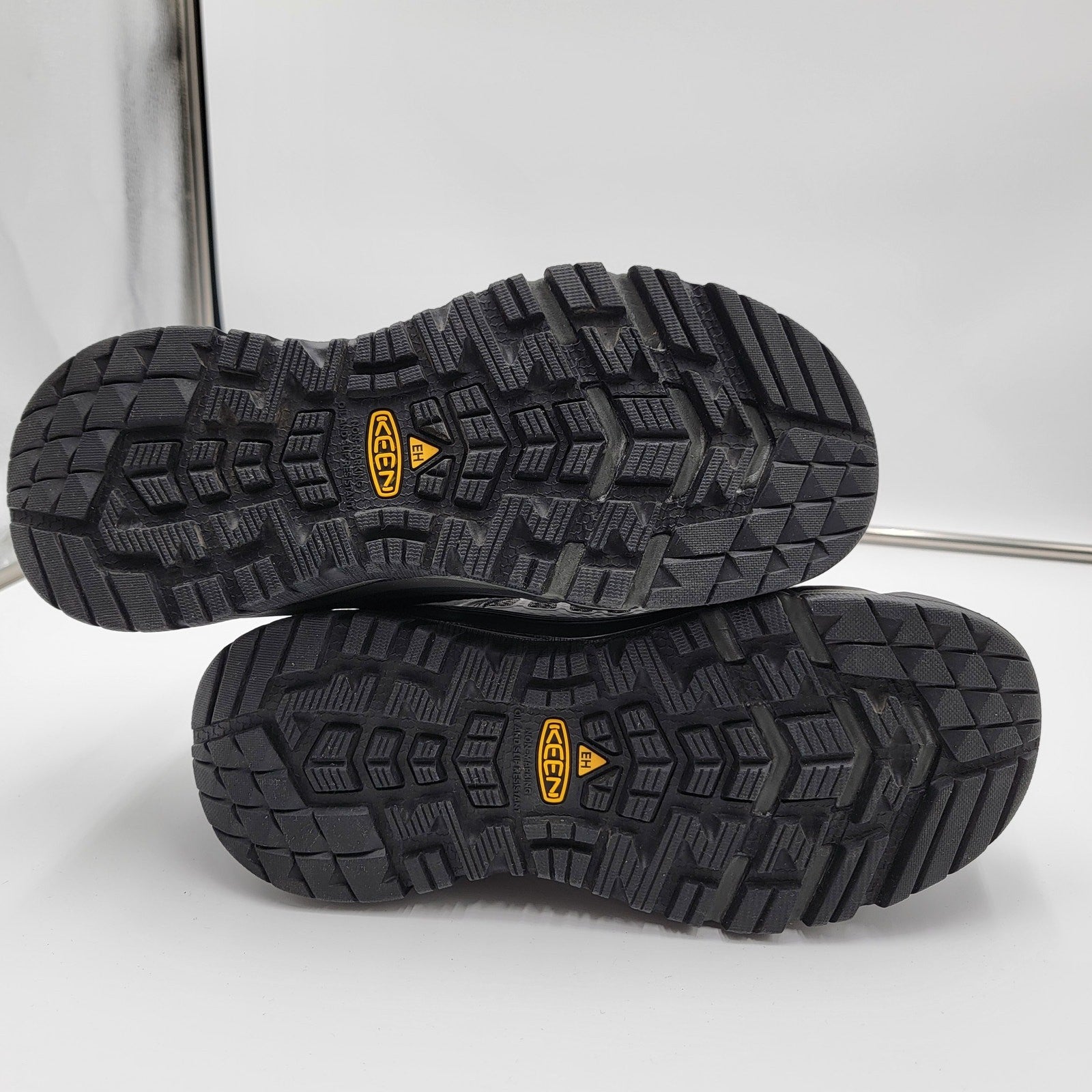 Keen Utility Kansas City KBF Men Shoes Black Comp Toe Sz 8EE4