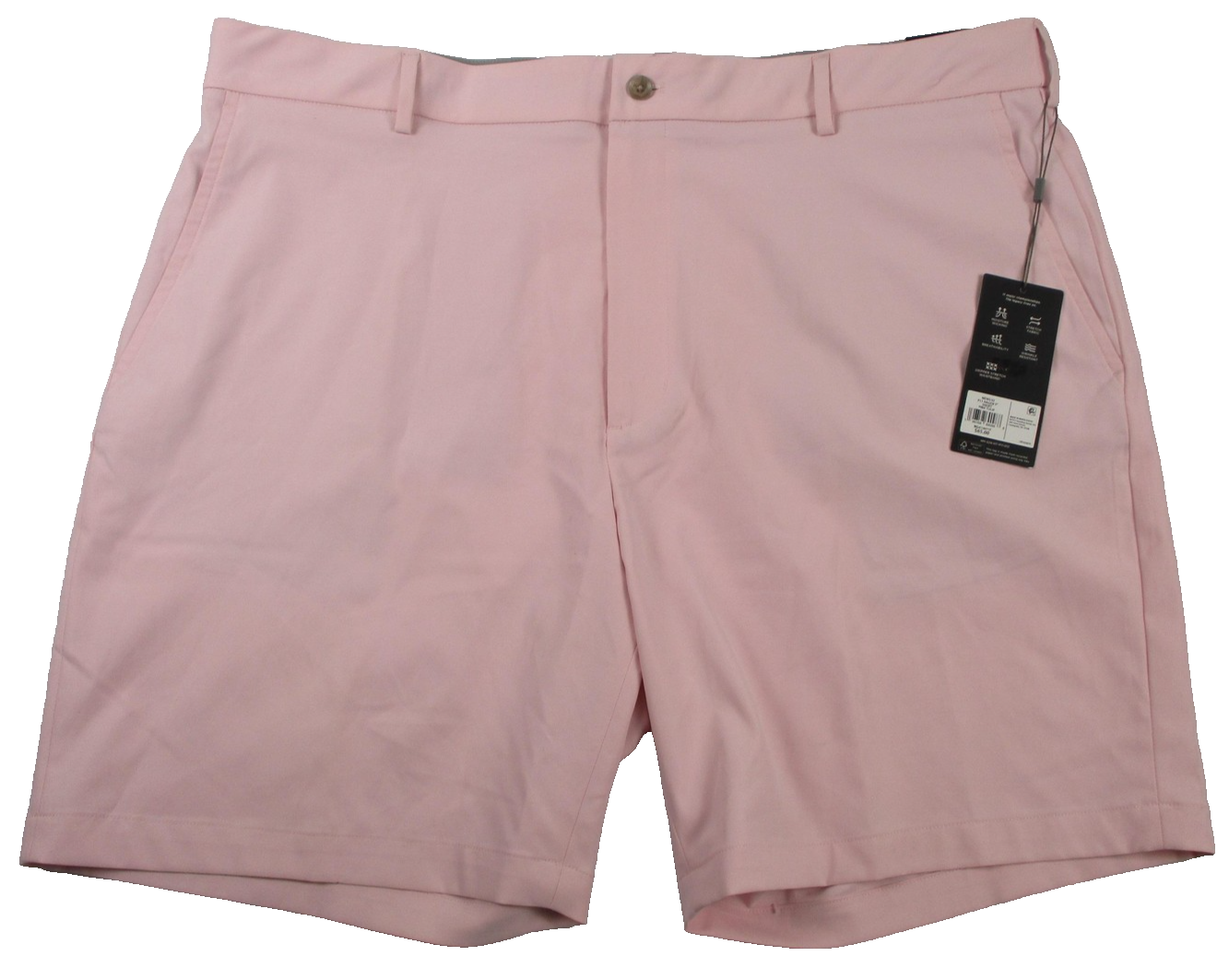 Walter Hagen Golf Shorts Mens 42 Pink Tulip 9 Inseam Stretch Wrinkle Resist 12260