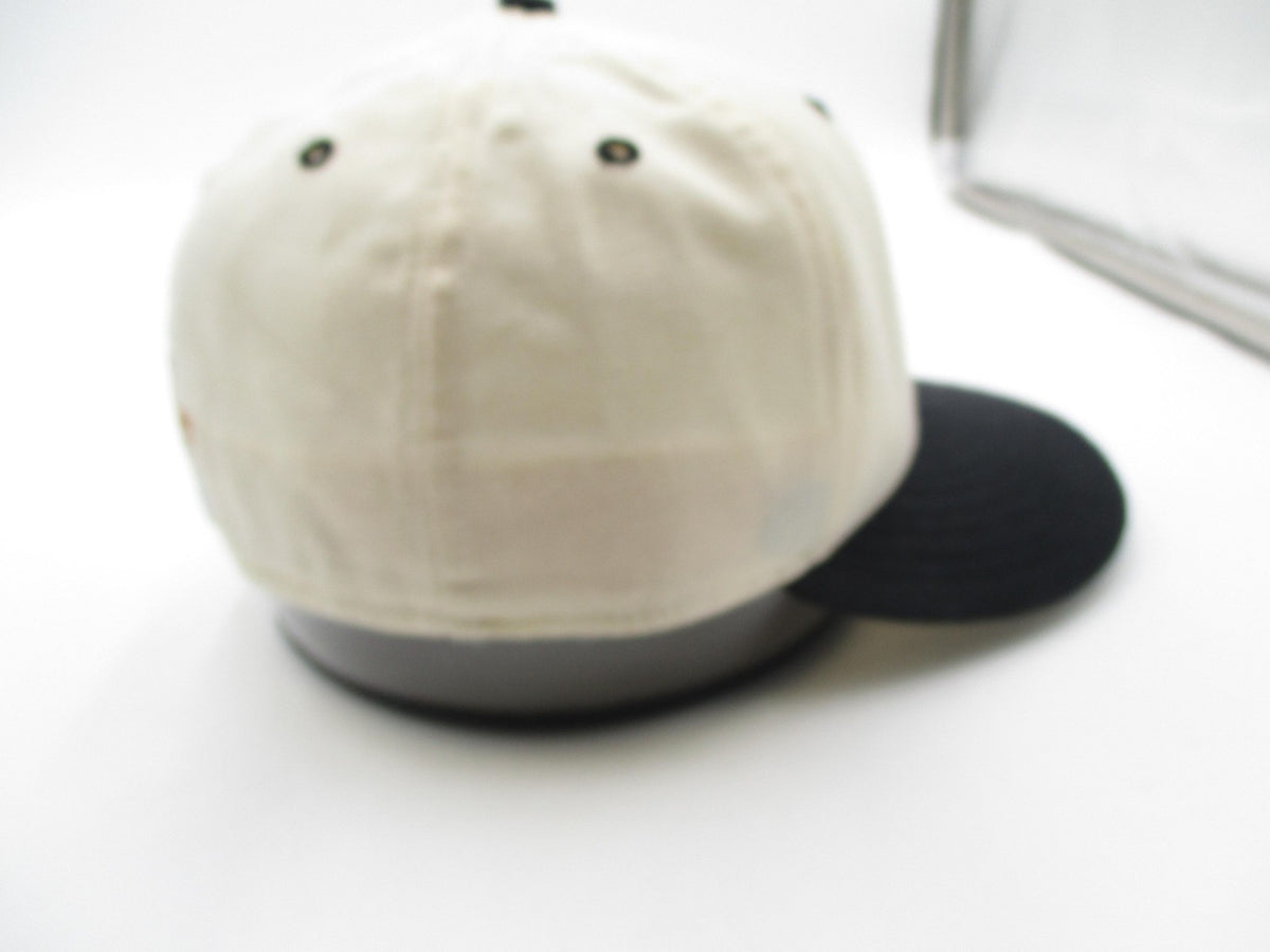 Fox Valley Hat Cap Fitted Mens 7 1/4 White Black Baseball 59FIFTY New Era8