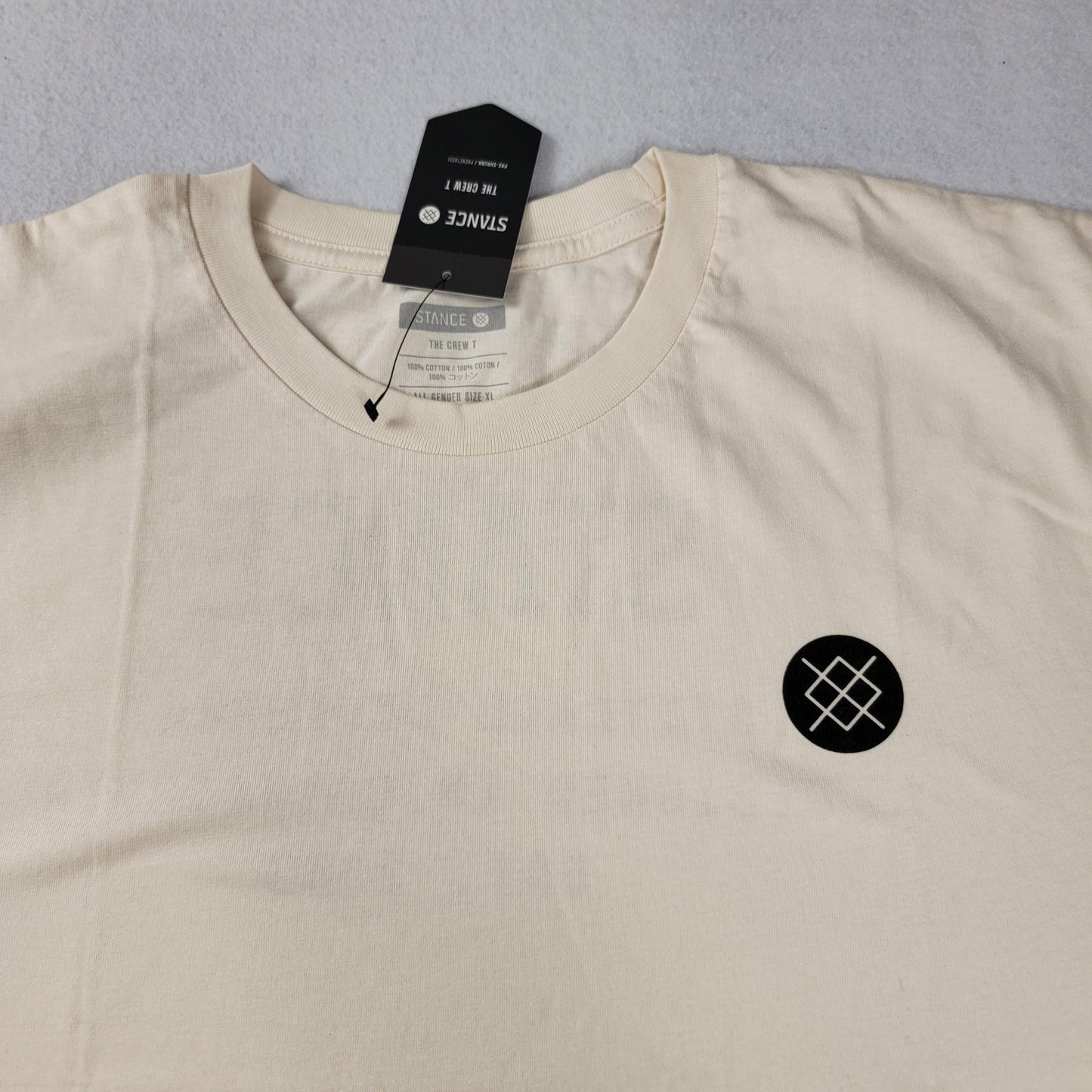 Stance Crew + a.lab 'Air Conditioned' Shirts Mens XL Lot of 2 White Cream
