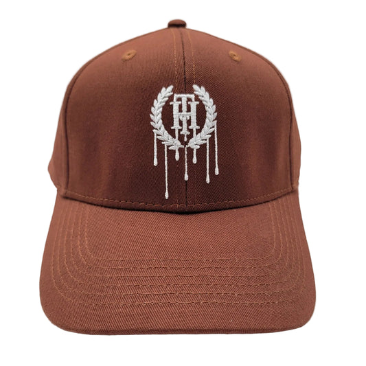 The Hideout Clothing Company Dripping Essentials Dad Cap Brown Strapback0